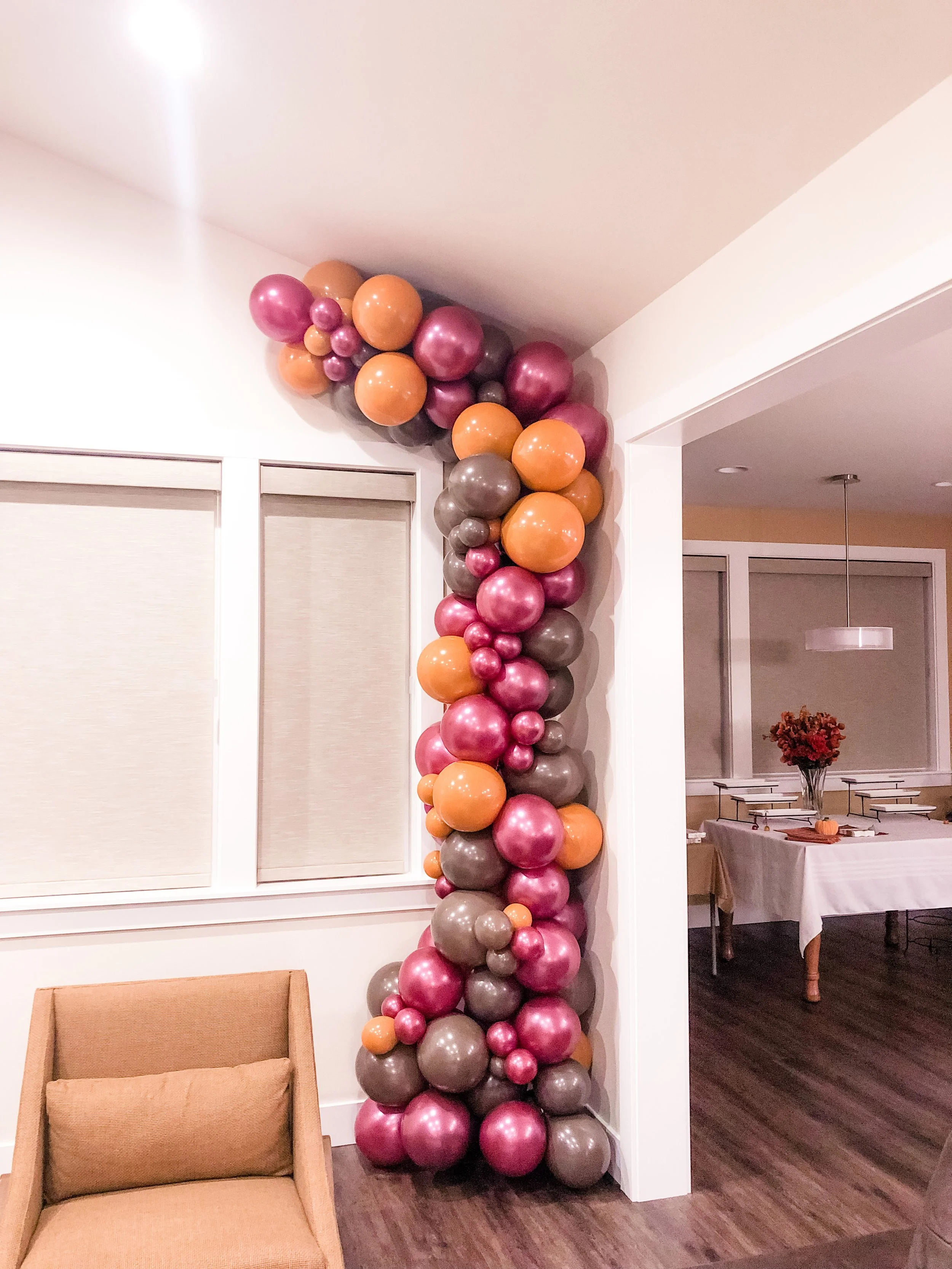 balloon-garland-delivery-to-home-bonney-lake-pink-brown-orange.jpg