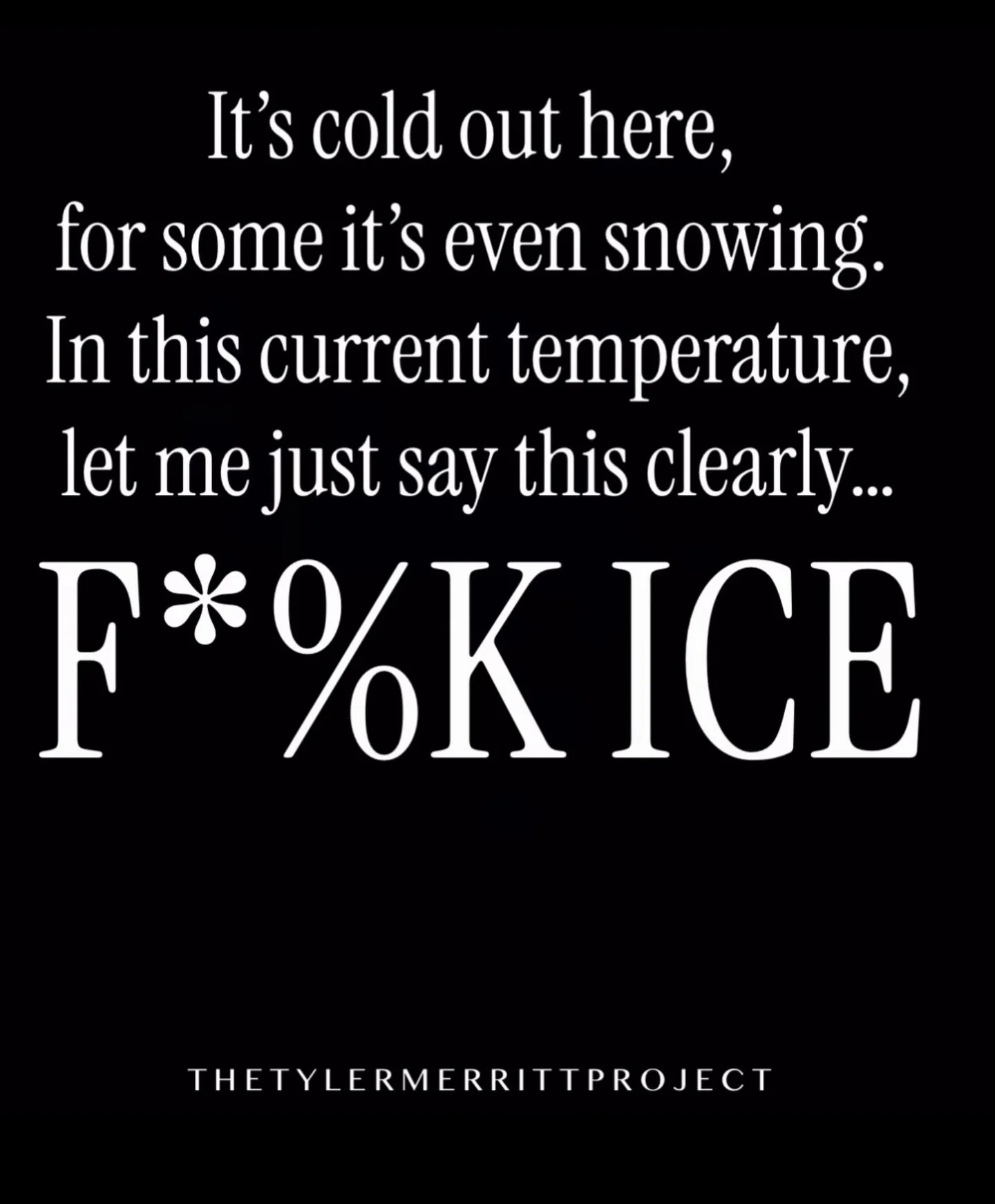 We all know what&rsquo;s going on. People more eloquent than I have put into words how horrific these past few weeks have been. I&rsquo;m going to leave it to them to describe the atrocities being committed in our country. 

With rumors/reports of IC
