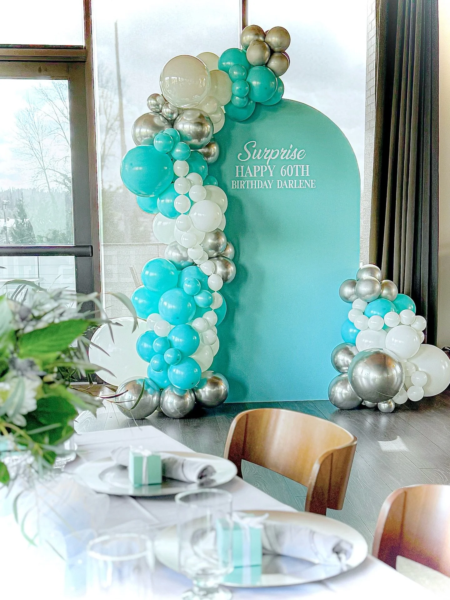 A surprise birthday party for the books featuring my favorite color, tiffany blue. The planning and details that went into this  event had me taking pictures of the entire room before I left. Absolutely perfect from start to finish. 

I had the pleas