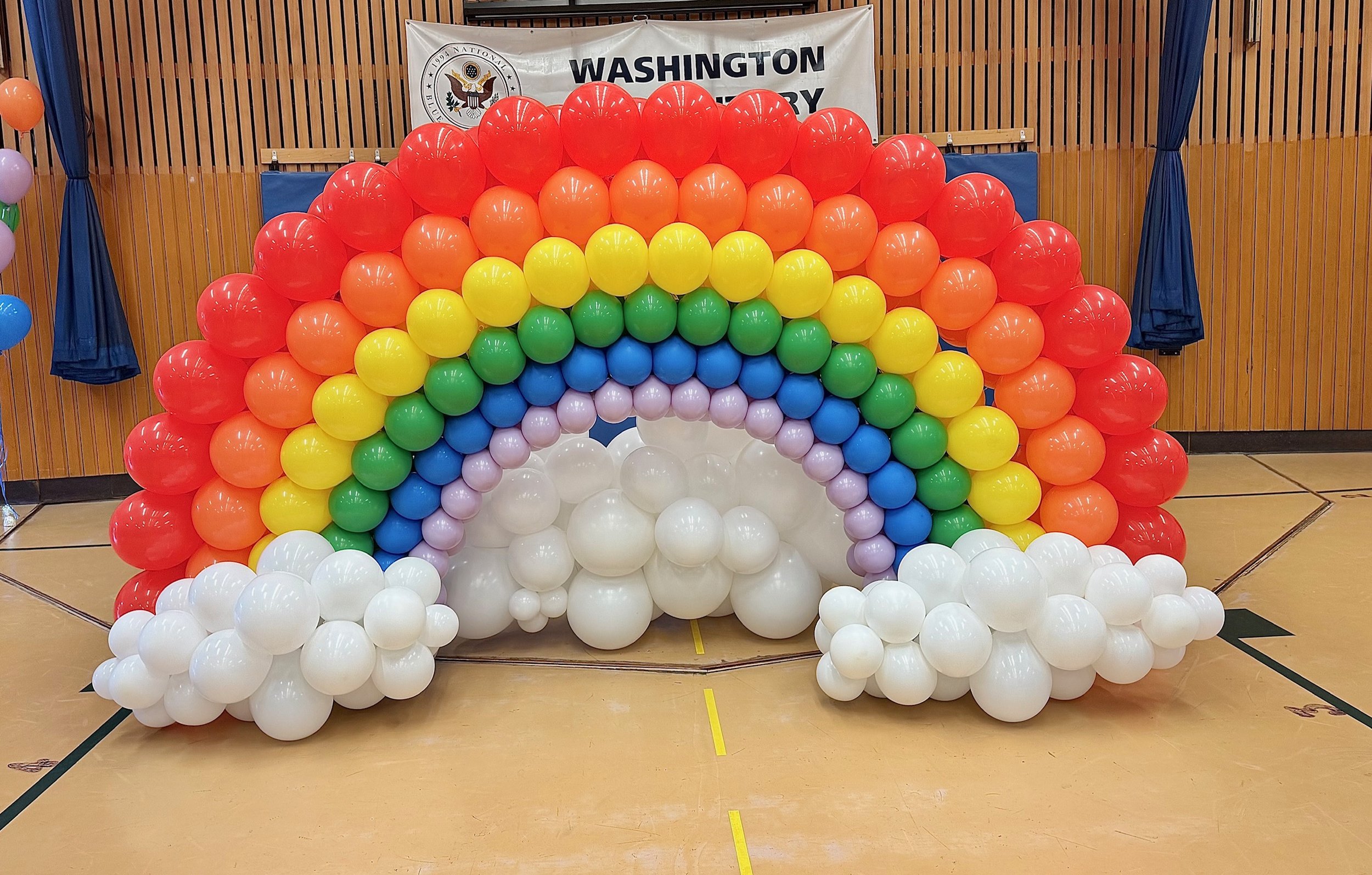 balloon-rainbow-arch-clouds-elementary-school-decorations-puyallup.jpg
