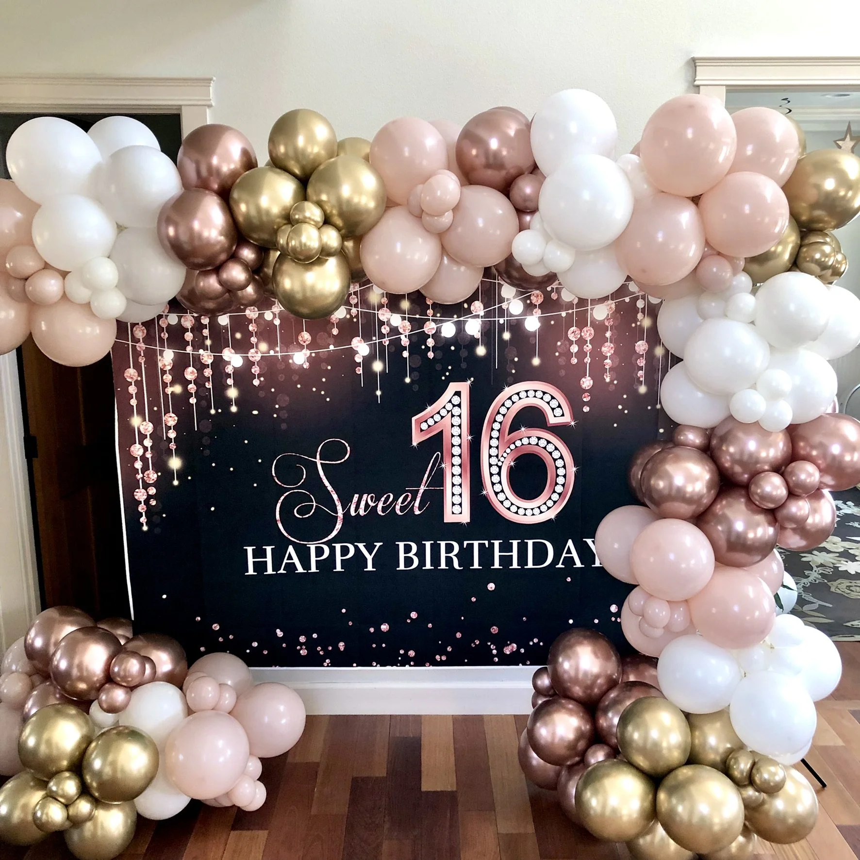 sweet-16-birthday-balloon-decorations-puyallup-tacoma.JPEG