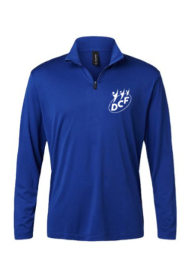 DCF - Royal Blue Performance Quarter-zip Long Sleeve.png
