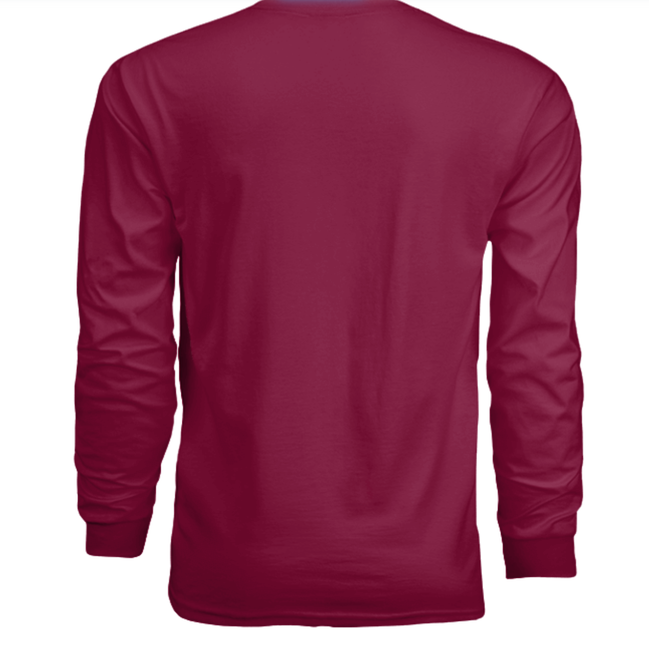 DCF - Red crewneck long sleeve shirt - back.png