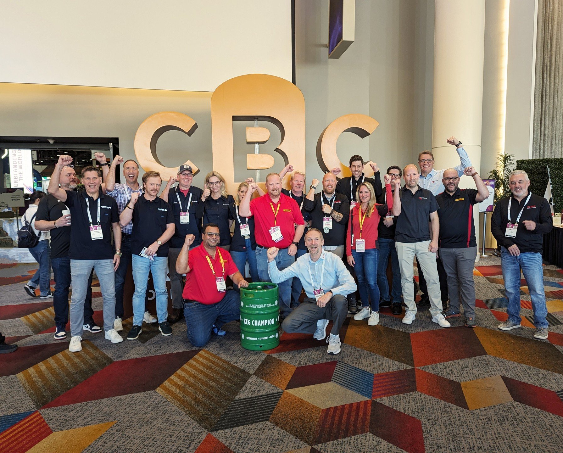 The dream team are back together at #CraftBrewersCon in #LasVegas. 
We enjoyed raising draft pints with old and new friends. Cheers to a more sustainable future. 🍻
⁠
#sustainability #circulareconomy #CBC2024 ⁠ #drinkdraft

@brewersassoc @micromaticu