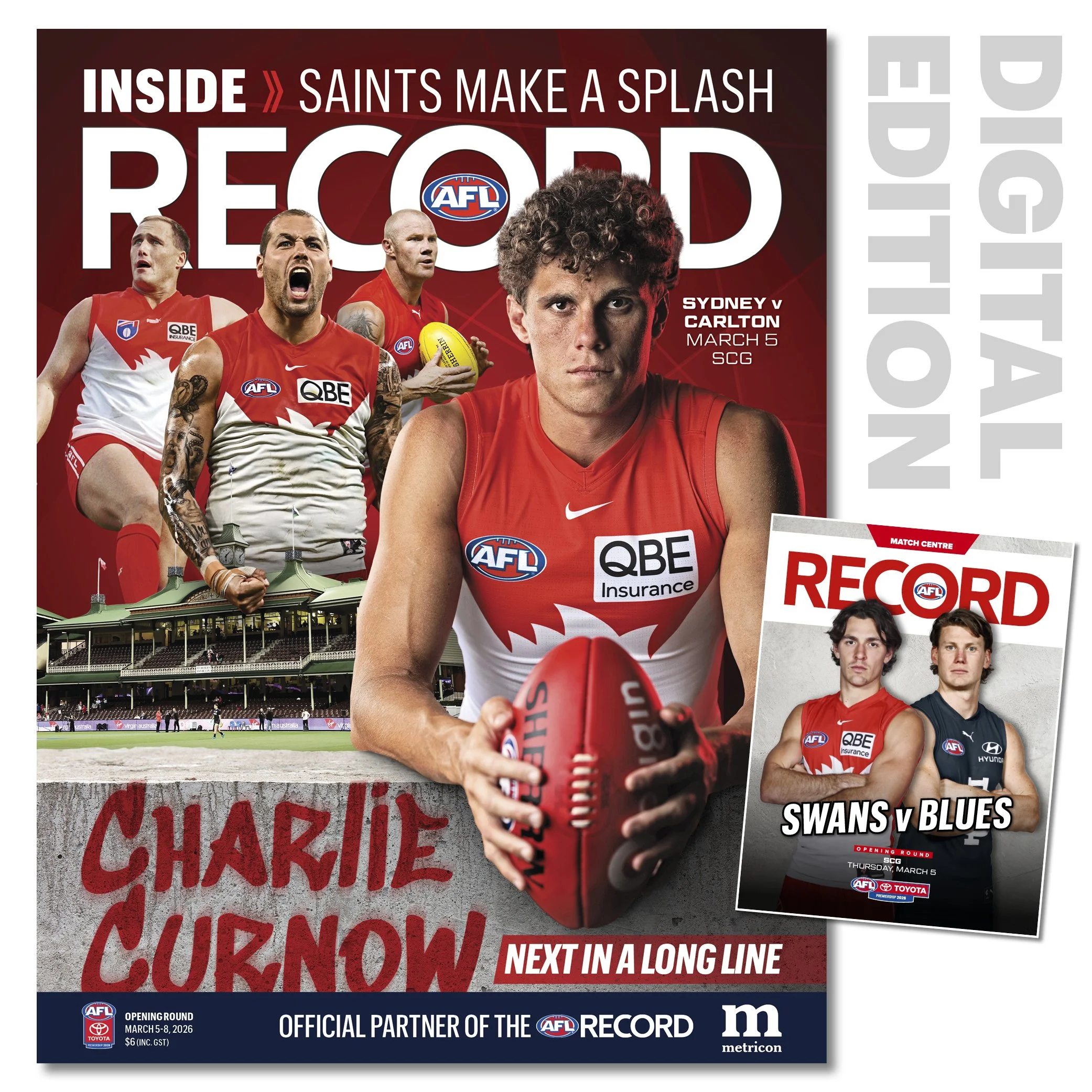 2026 AFL Record Opening Round - Sydney v Carlton (Digital Download)
