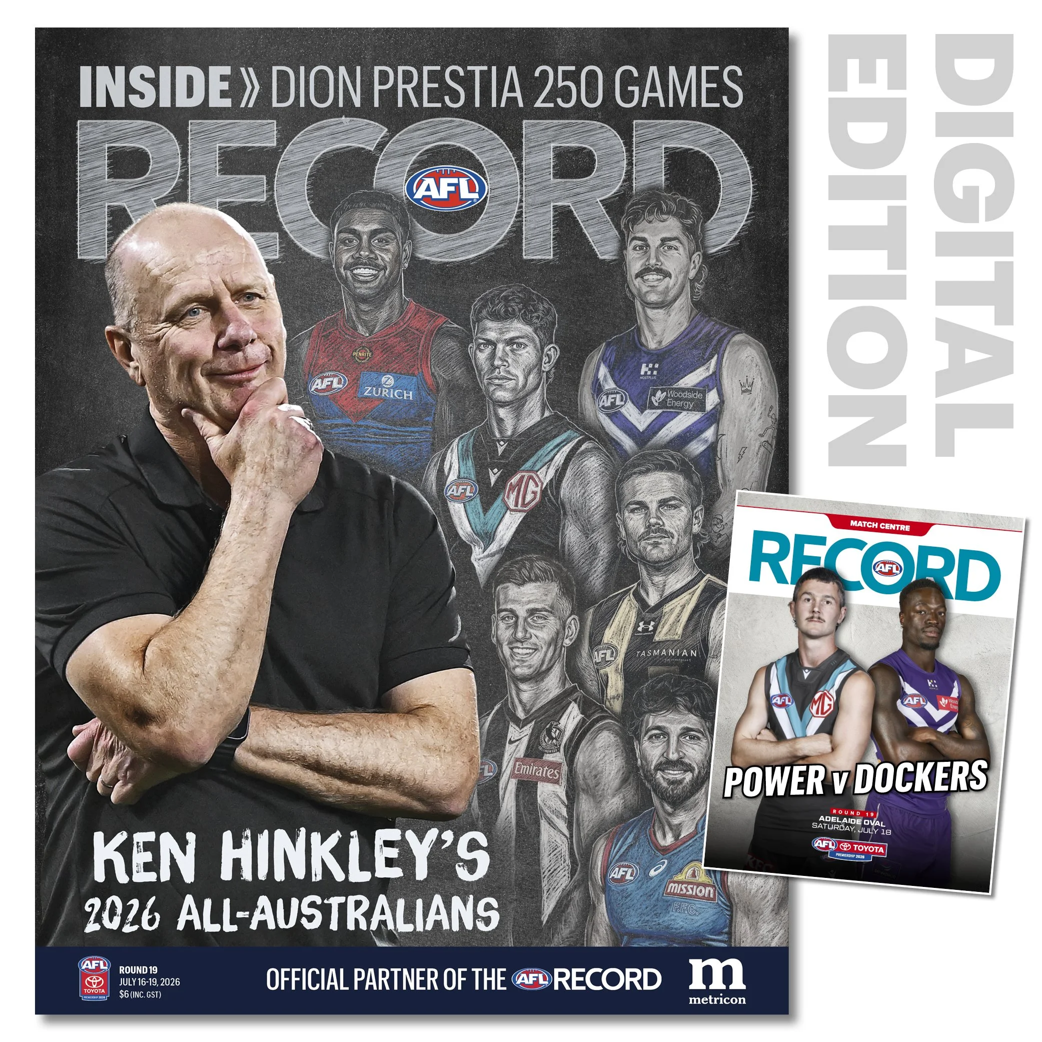 2026 AFL Record Round 19 - Port Adelaide v Fremantle (Digital Download)