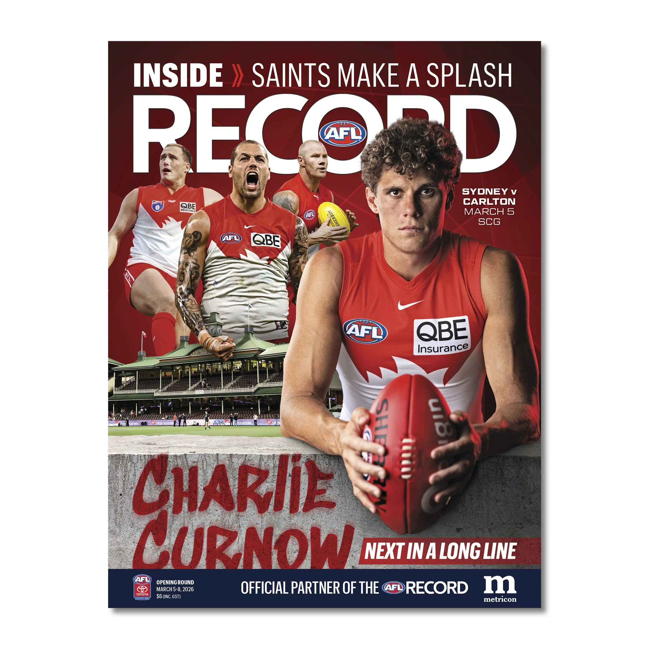2026 AFL Record Opening Round - Sydney v Carlton (Digital Download)