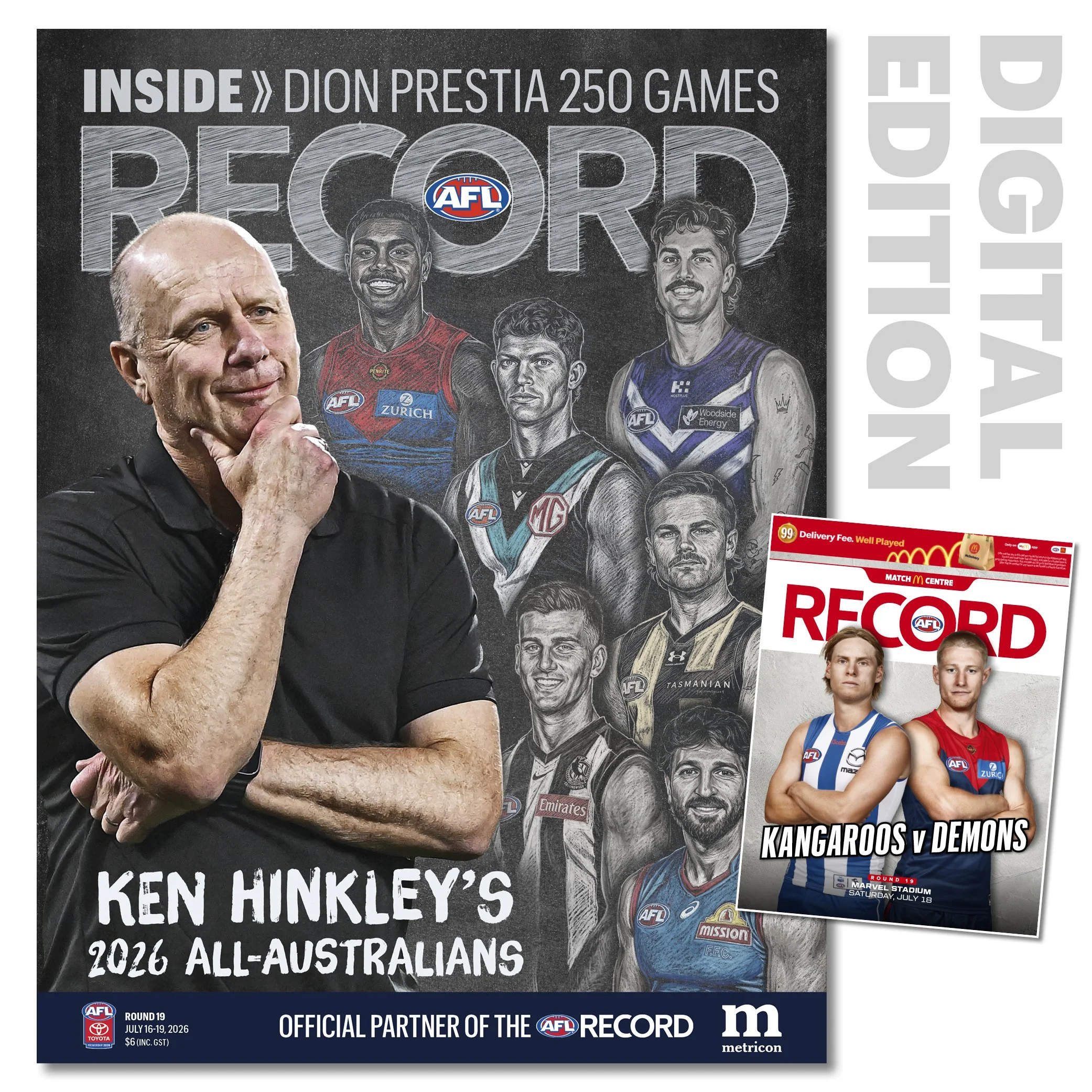 2026 AFL Record Round 19 - North Melbourne v Melbourne (Digital Download)
