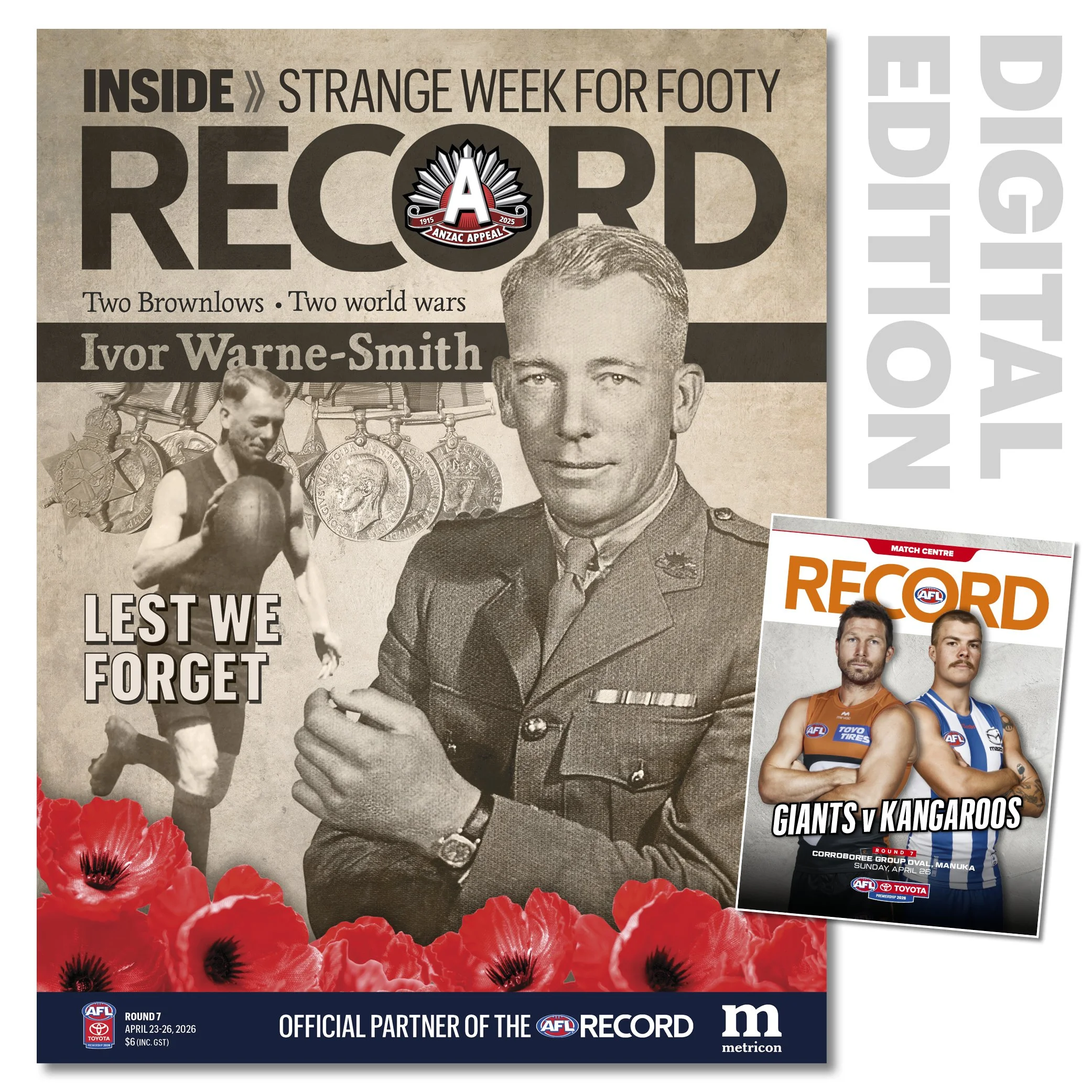 2026 AFL Record Round 7 -  GWS Giants v North Melbourne (Digital Download)