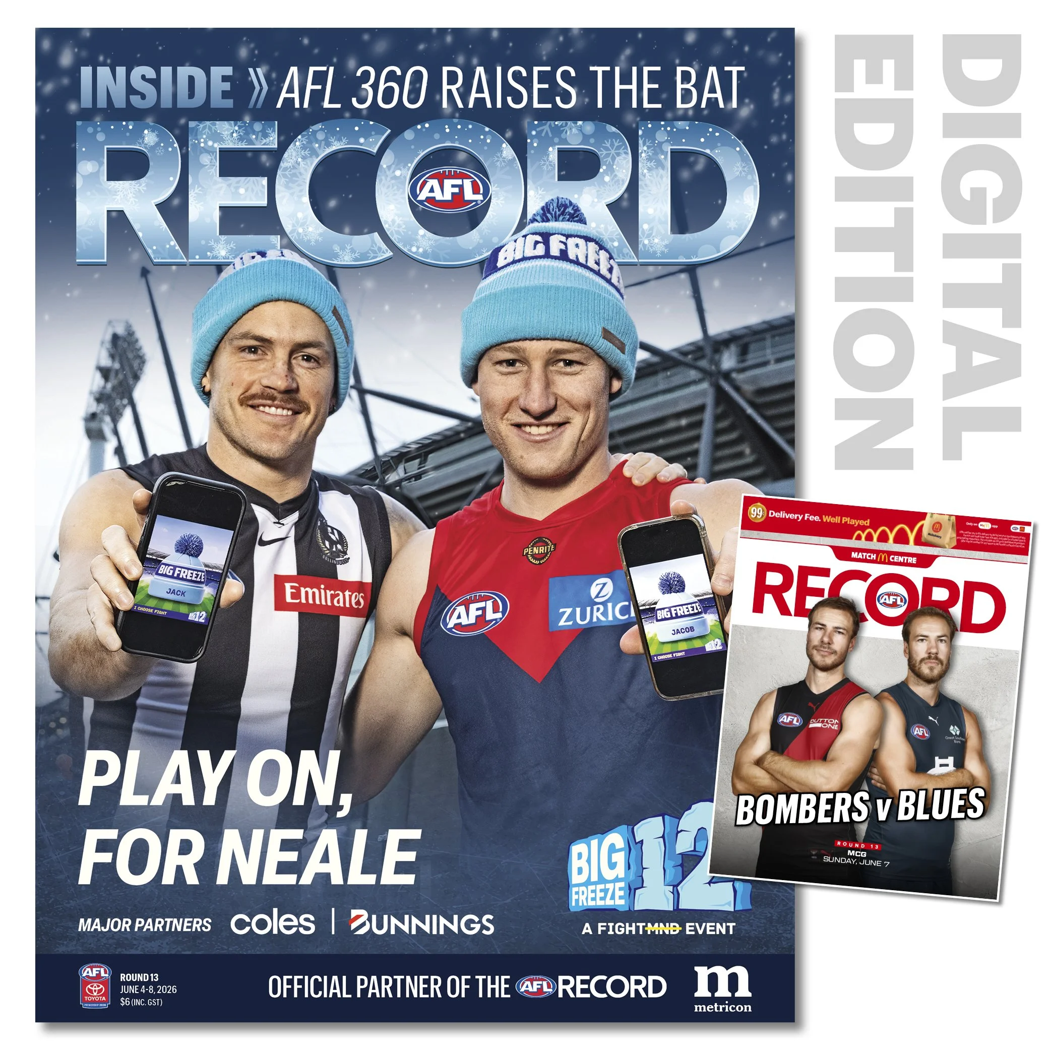 2026 AFL Record Round 13 - Essendon v Carlton (Digital Download)