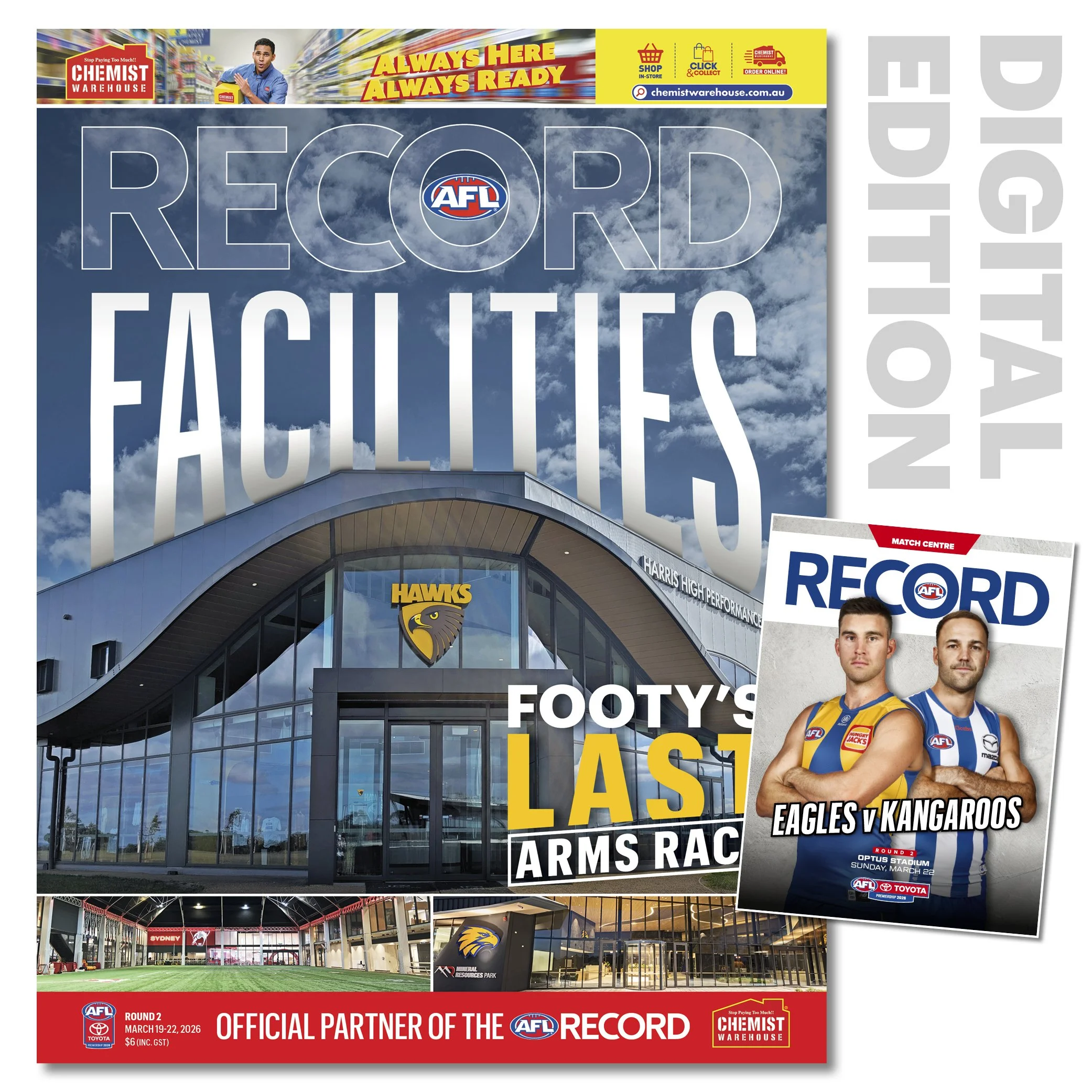 2026 AFL Record Round 2 - West Coast v North Melbourne (Digital Download)