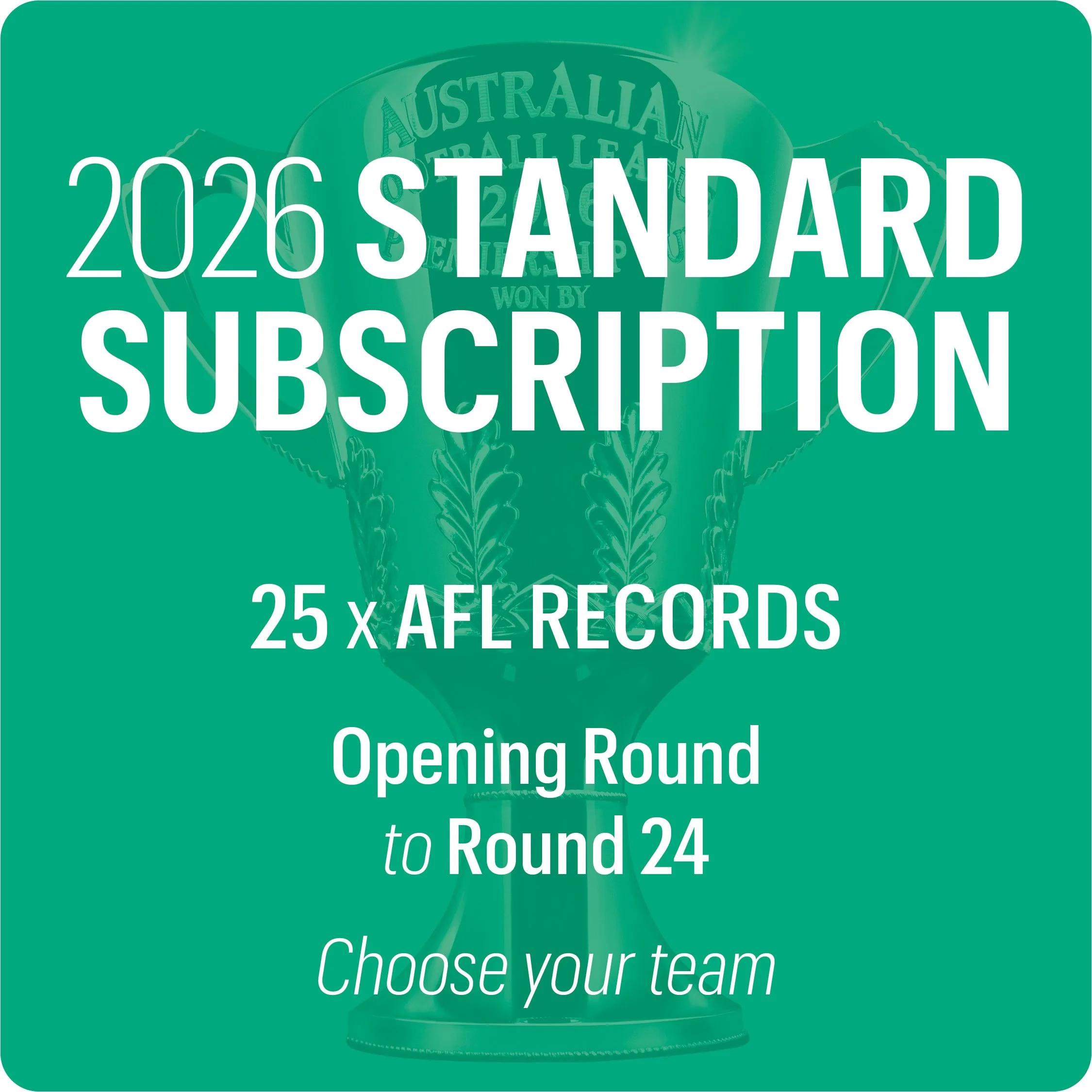 2026 Standard Subscription