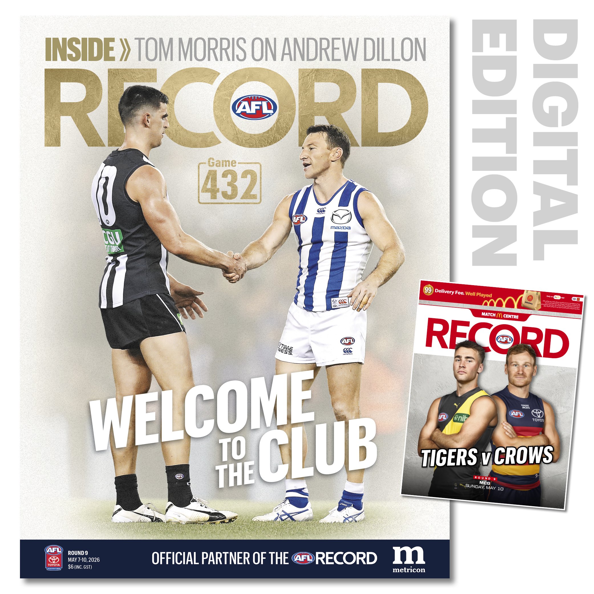 2026 AFL Record Round 9 -  Richmond v Adelaide (Digital Download)