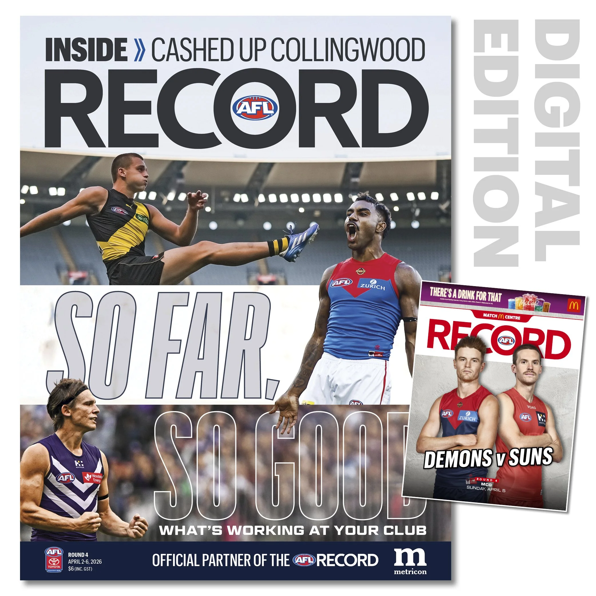 2026 AFL Record Round 4 - Melbourne v Gold Coast (Digital Download)