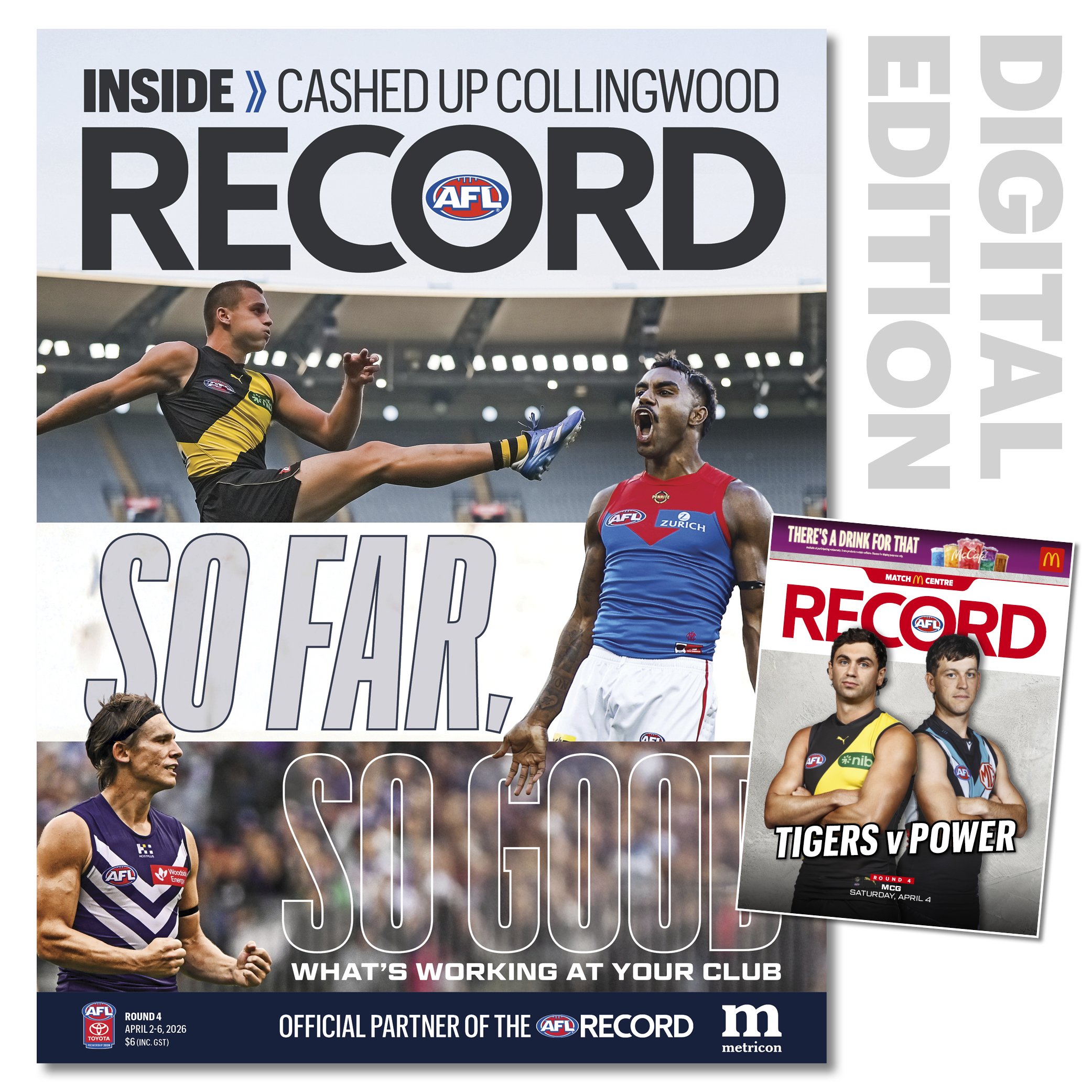 2026 AFL Record Round 4 - Richmond v Port Adelaide (Digital Download)
