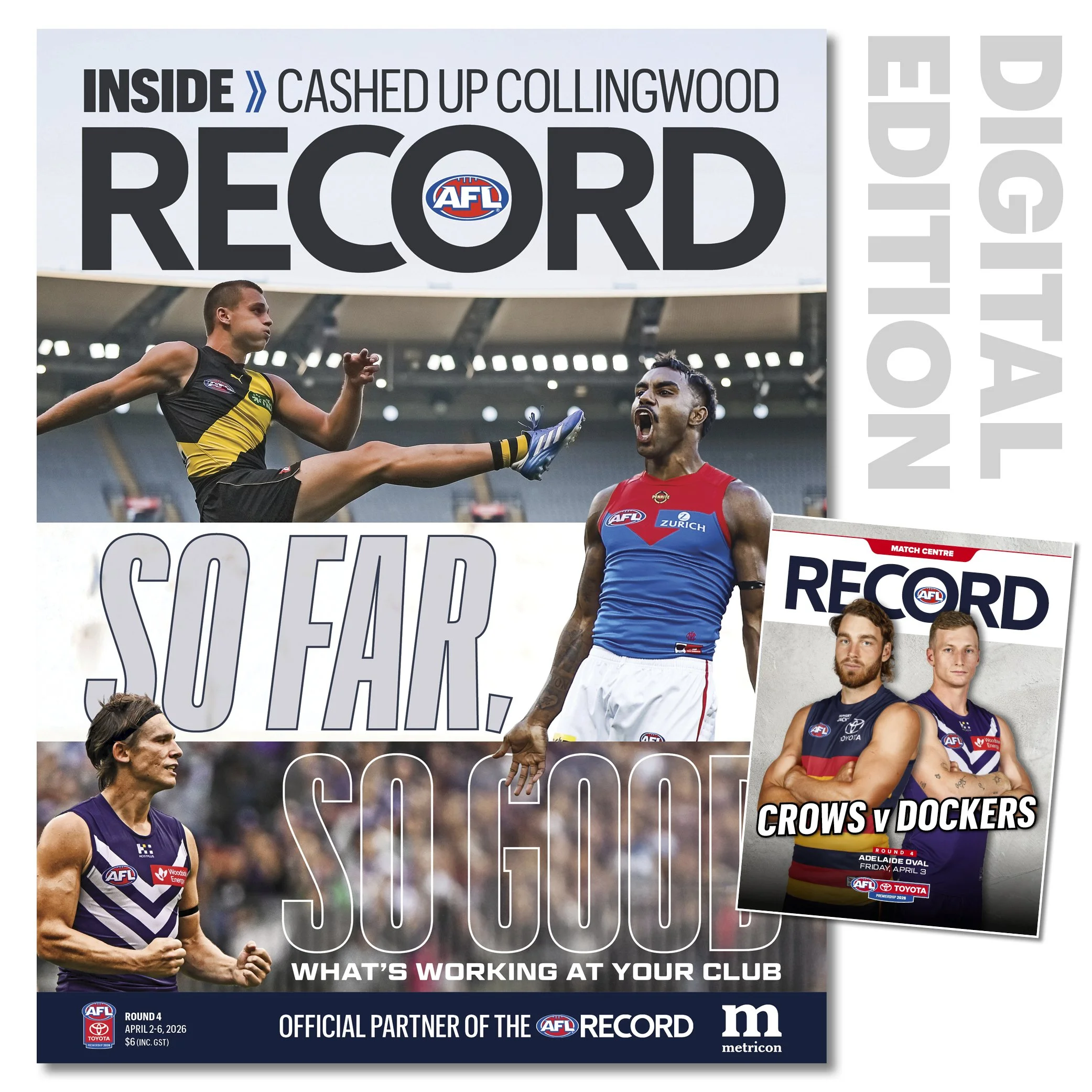 2026 AFL Record Round 4 - Adelaide v Fremantle (Digital Download)