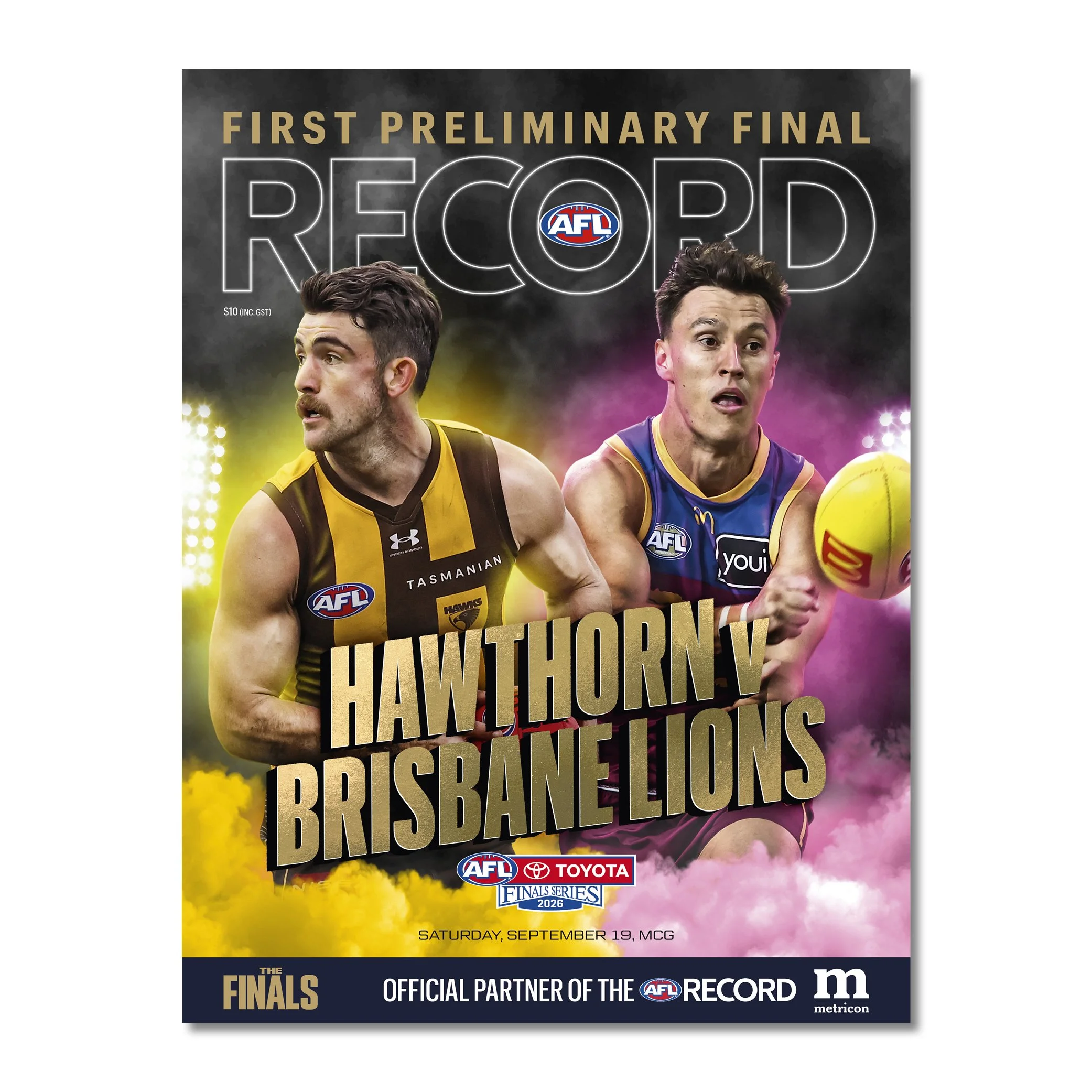 2026 AFL Record Preliminary Final - Hawthorn v Brisbane Lions (Digital Download)