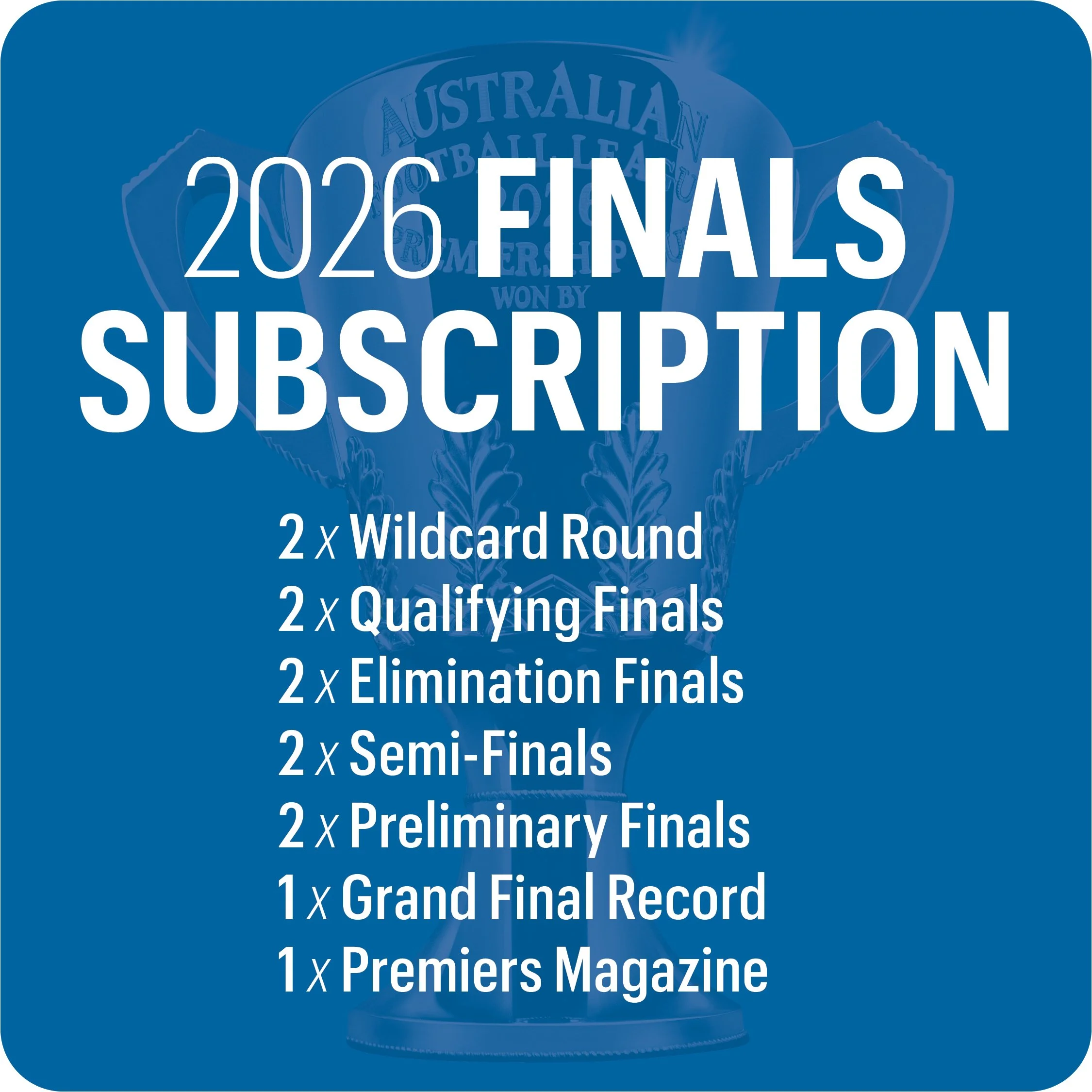 2026 Finals Subscription