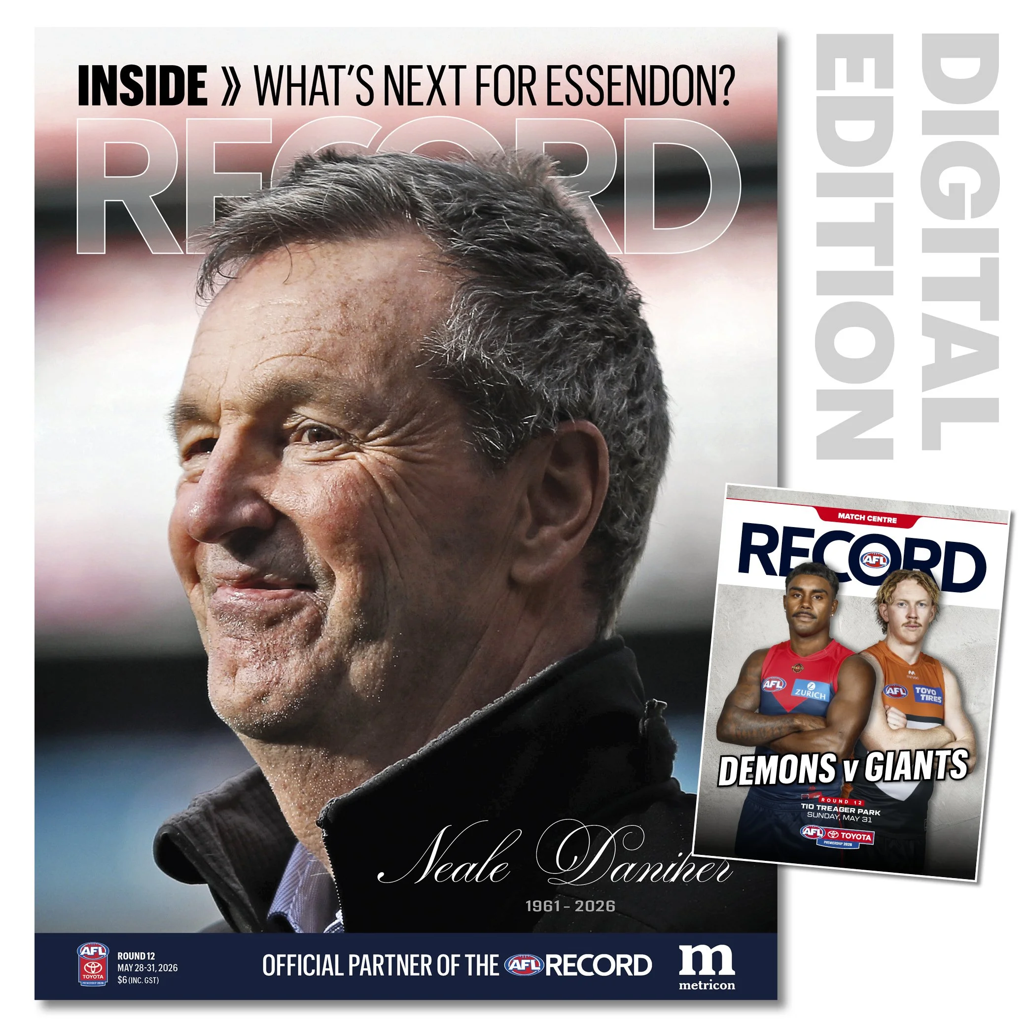 2026 AFL Record Round 12 - Melbourne v GWS Giants (Digital Download)
