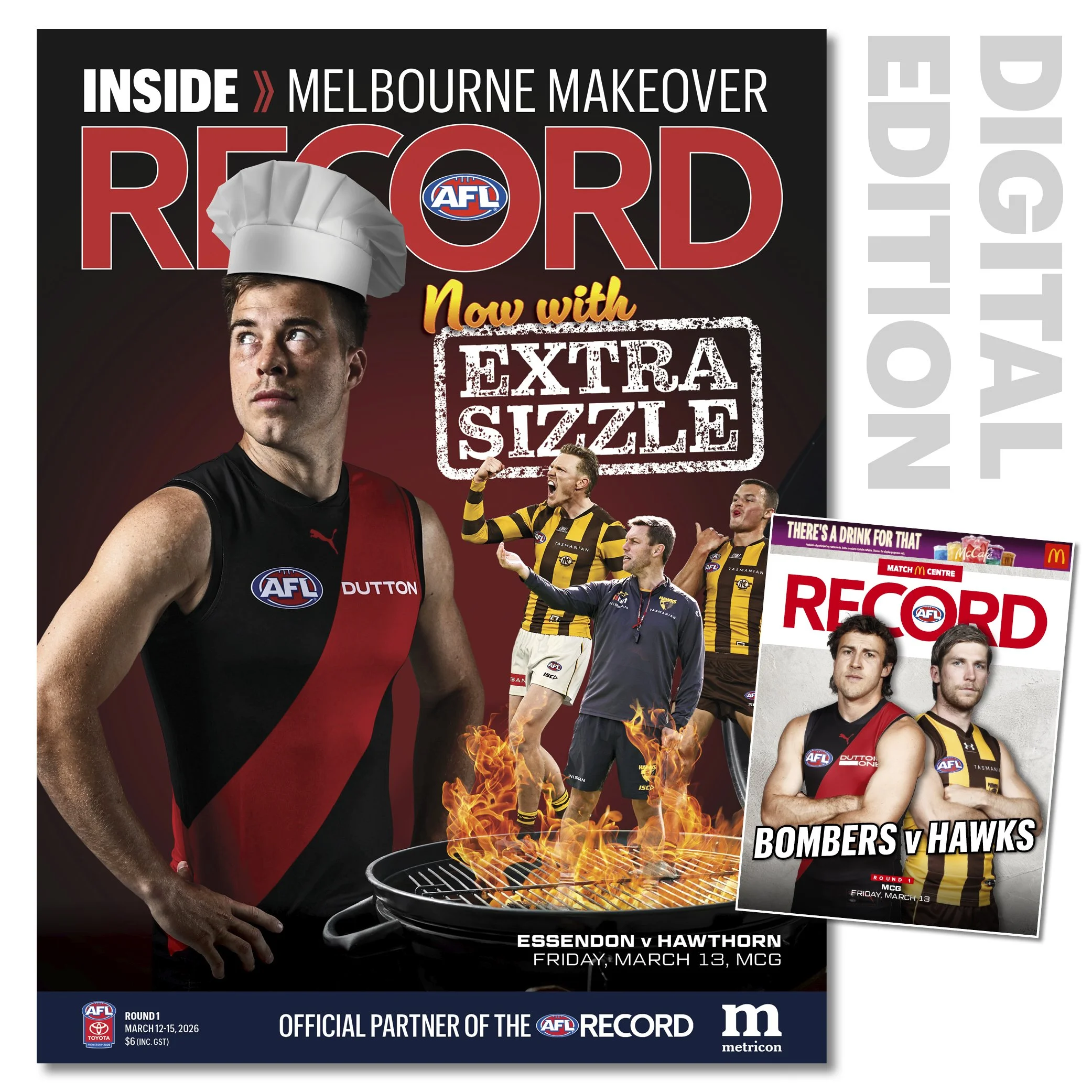 2026 AFL Record Round 1 - Essendon v Hawthorn (Digital Download)