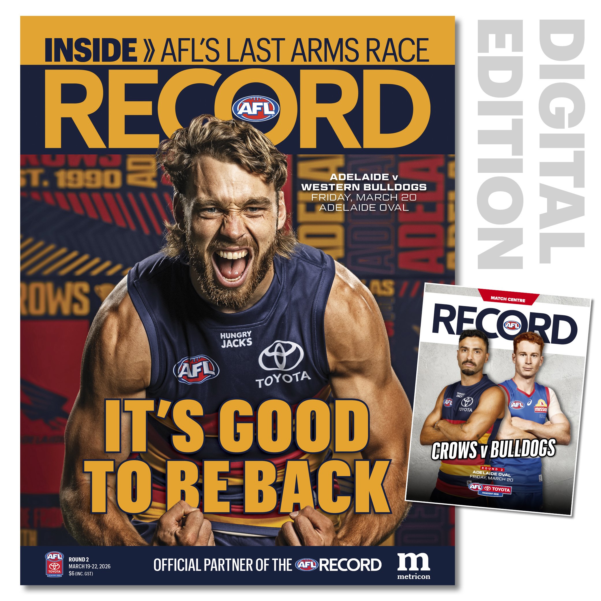 2026 AFL Record Round 2 - Adelaide v Western Bulldogs (Digital Download)