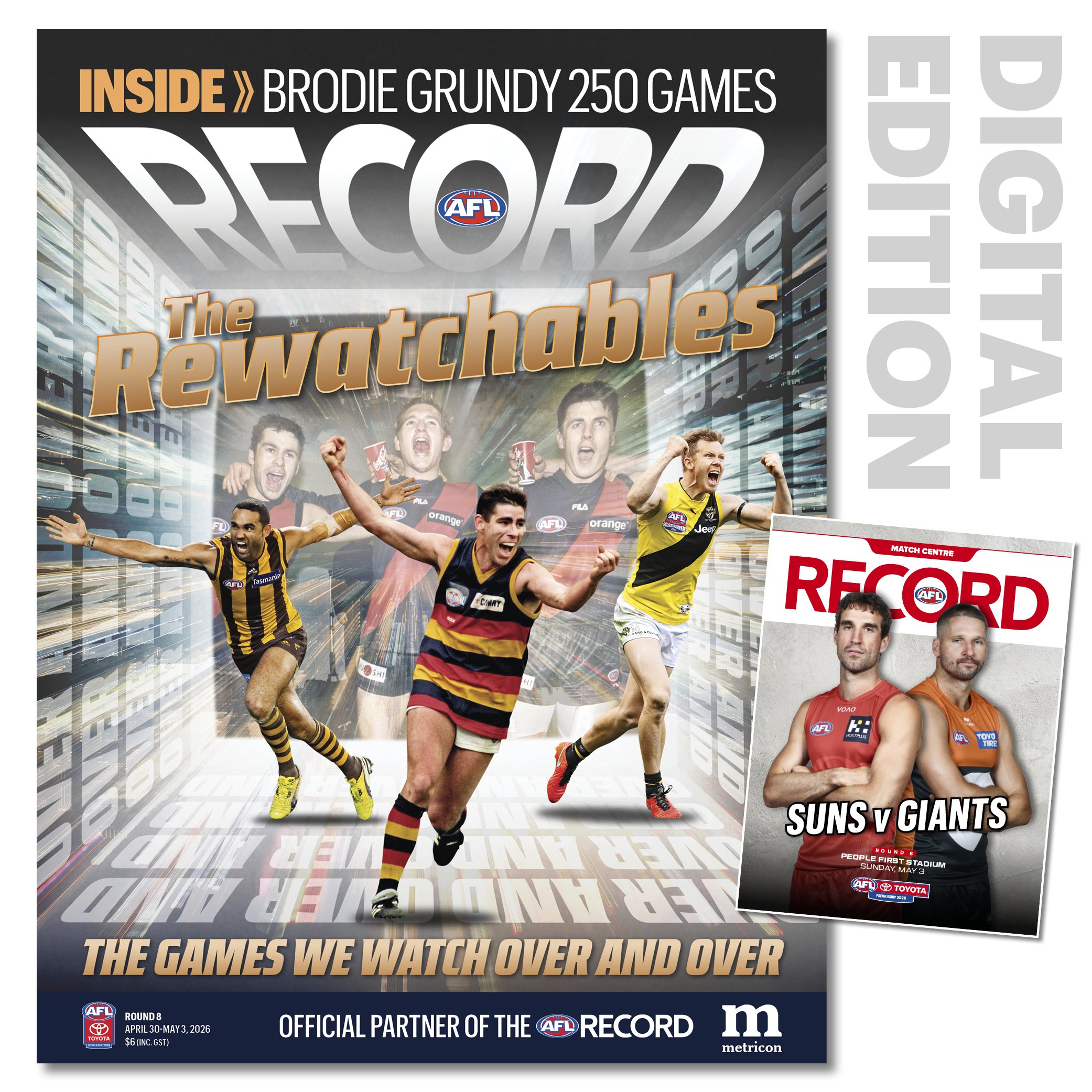 2026 AFL Record Round 8 -  Gold Coast v GWS Giants (Digital Download)