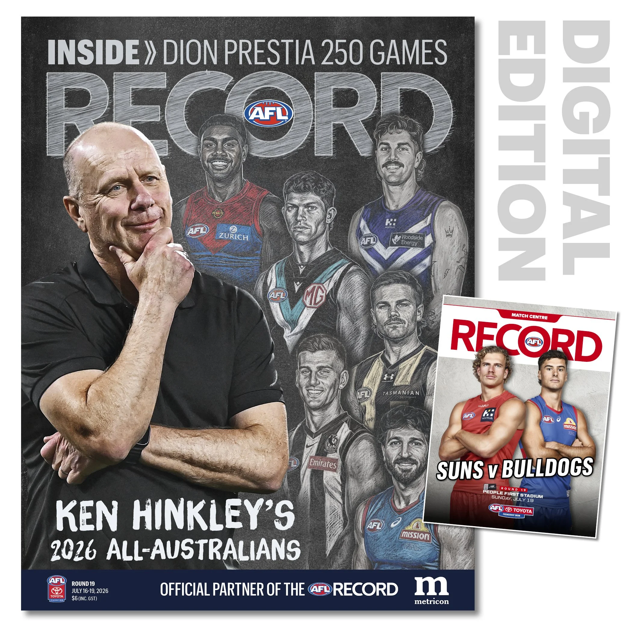 2026 AFL Record Round 19 - Gold Coast v Western Bulldogs (Digital Download)
