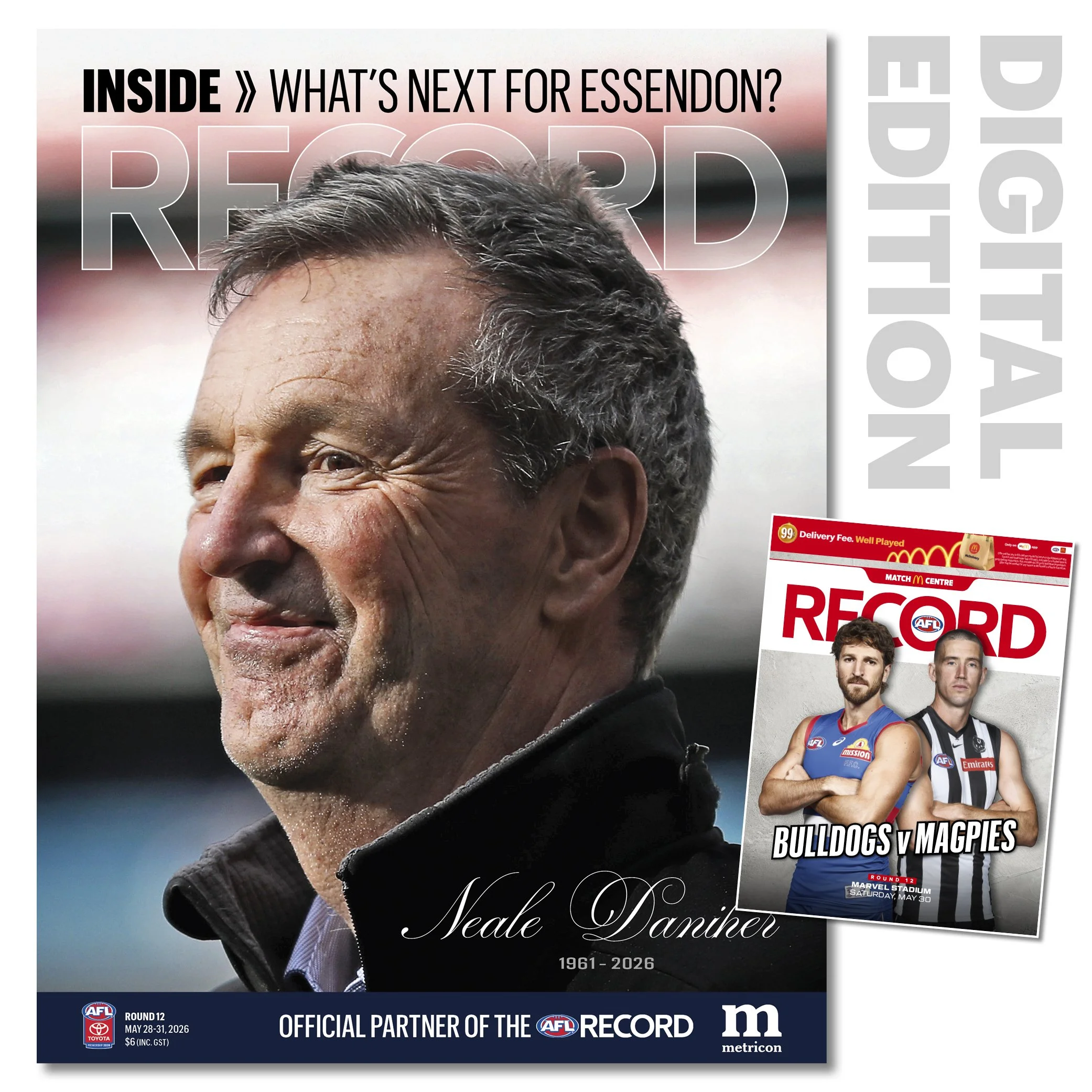2026 AFL Record Round 12 - Western Bulldogs v Collingwood (Digital Download)