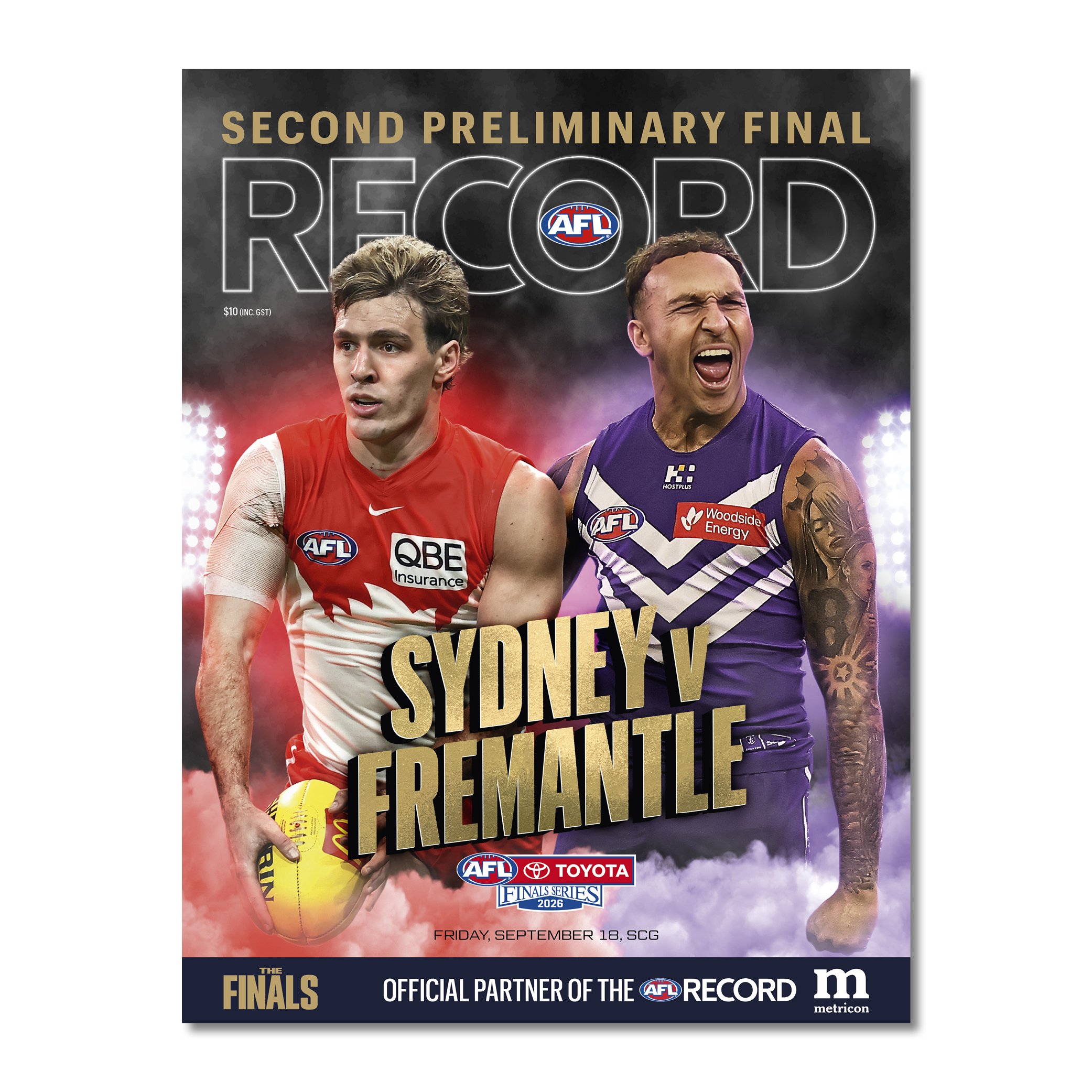 2026 AFL Record Preliminary Final - Sydney v Fremantle (Digital Download)