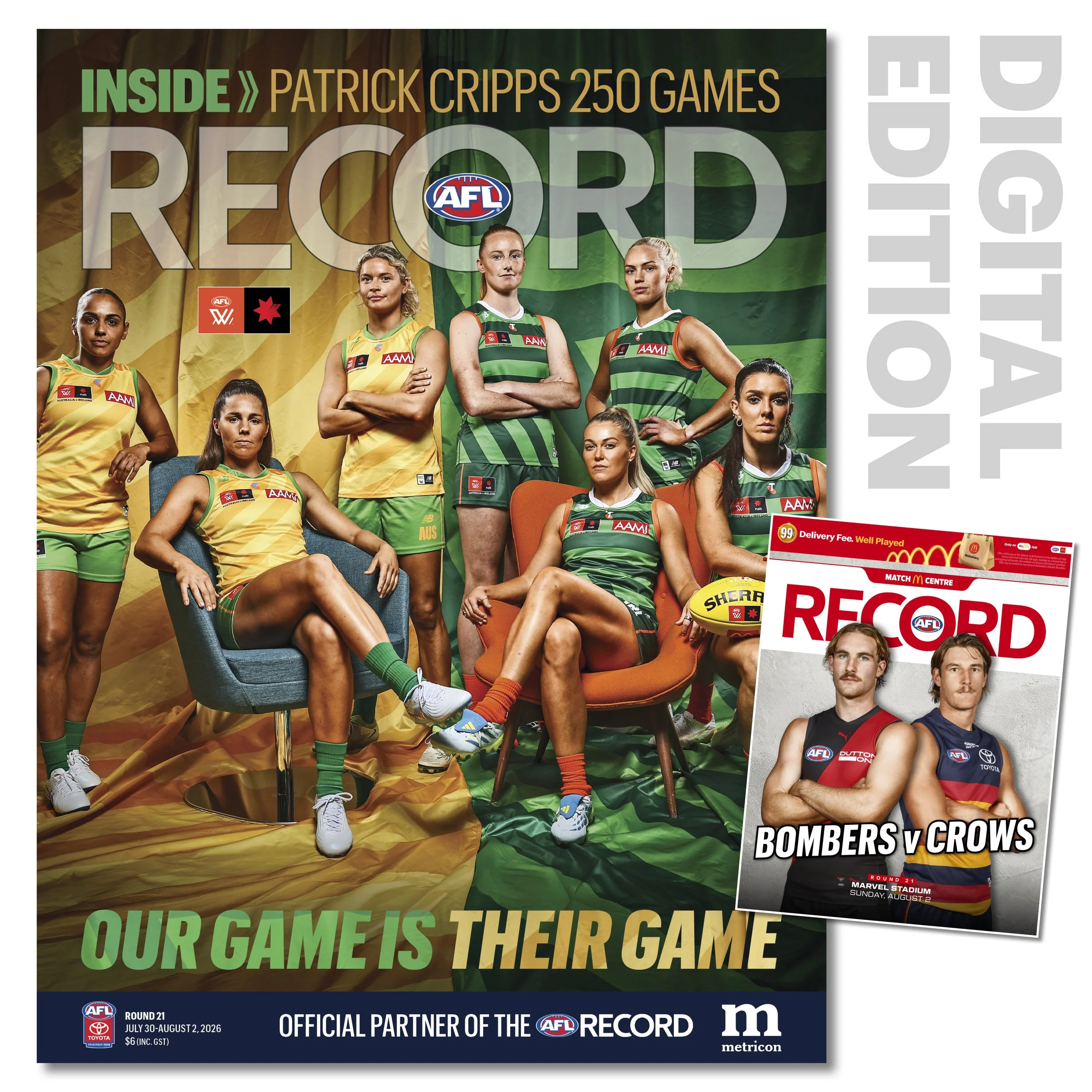 2026 AFL Record Round 21 - Essendon v Adelaide (Digital Download)