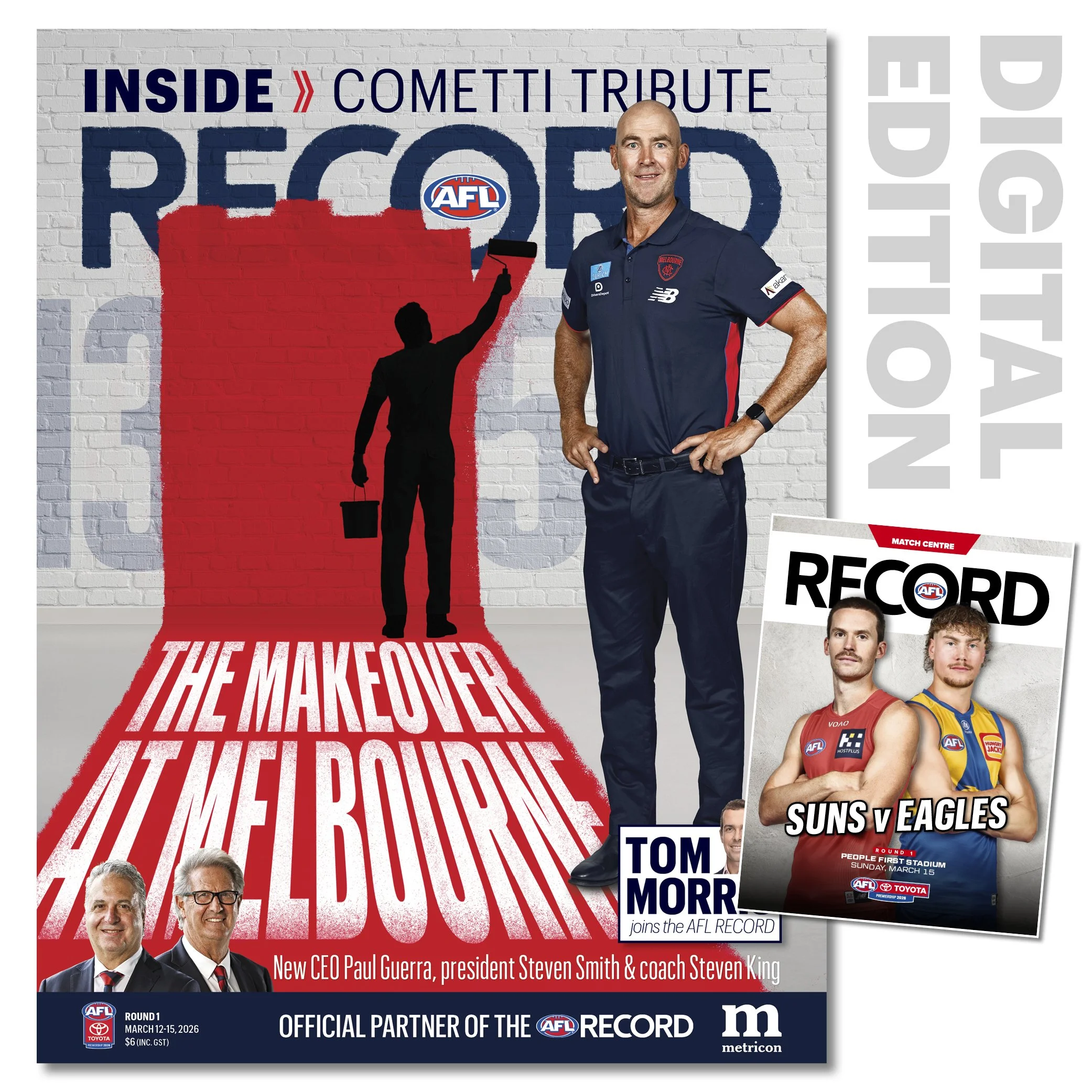 2026 AFL Record Round 1 - Gold Coast v West Coast (Digital Download)