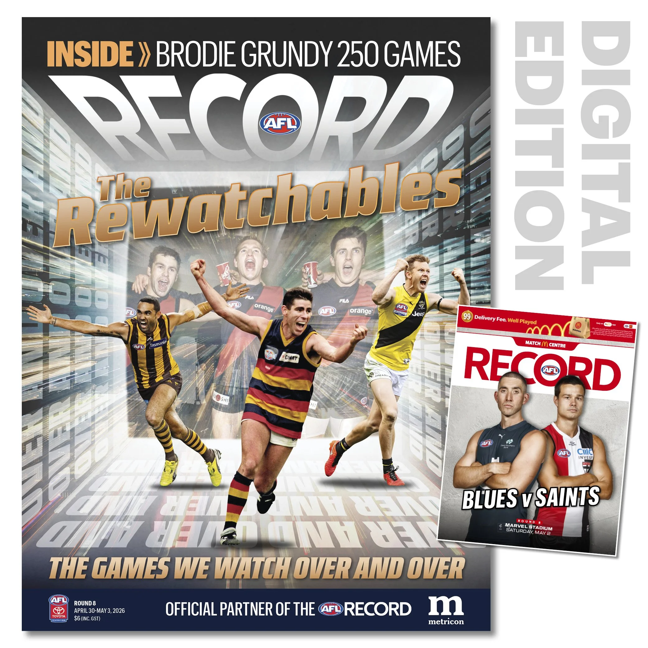2026 AFL Record Round 8 -  Carlton v St Kilda (Digital Download)