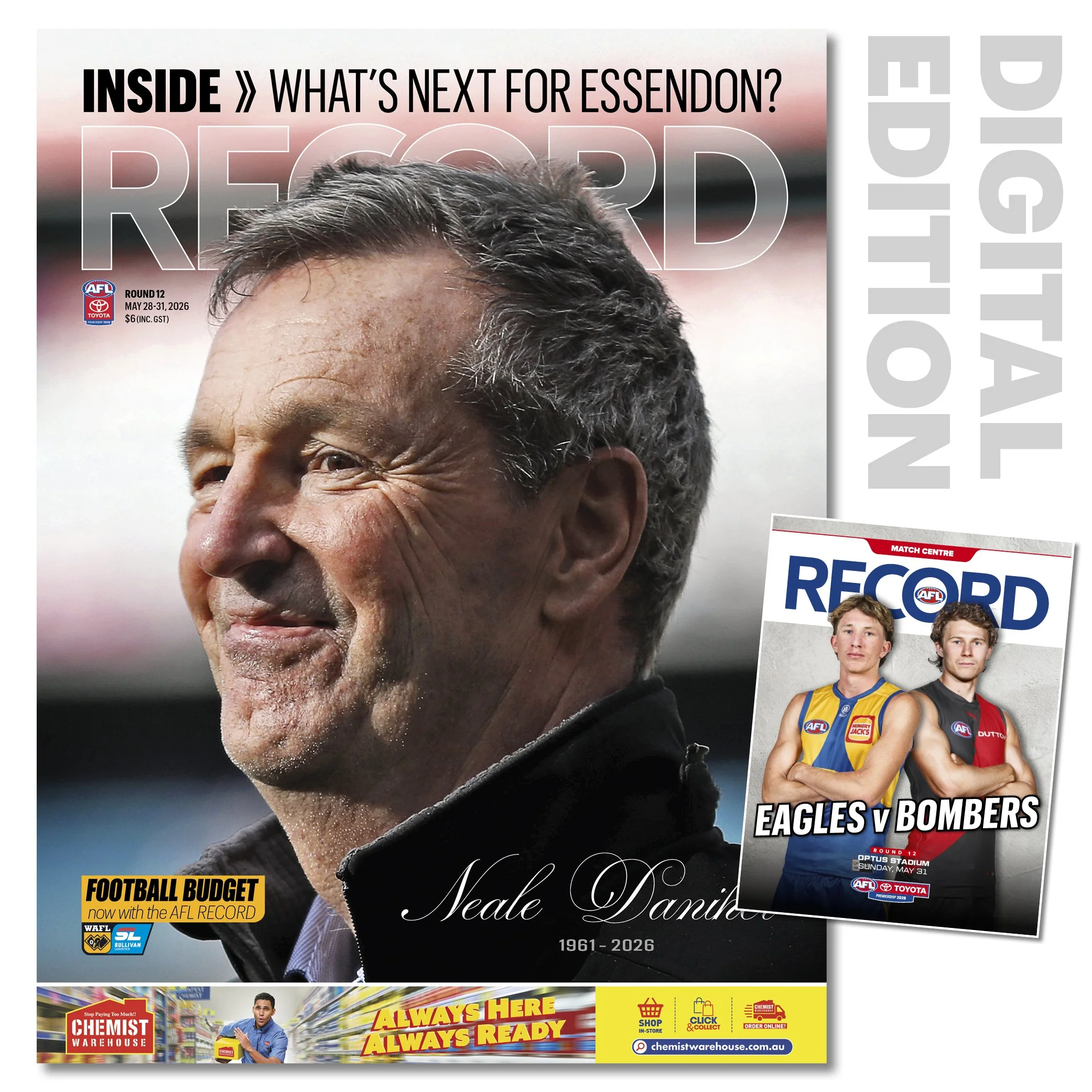 2026 AFL Record Round 12 - West Coast v Essendon (Digital Download)