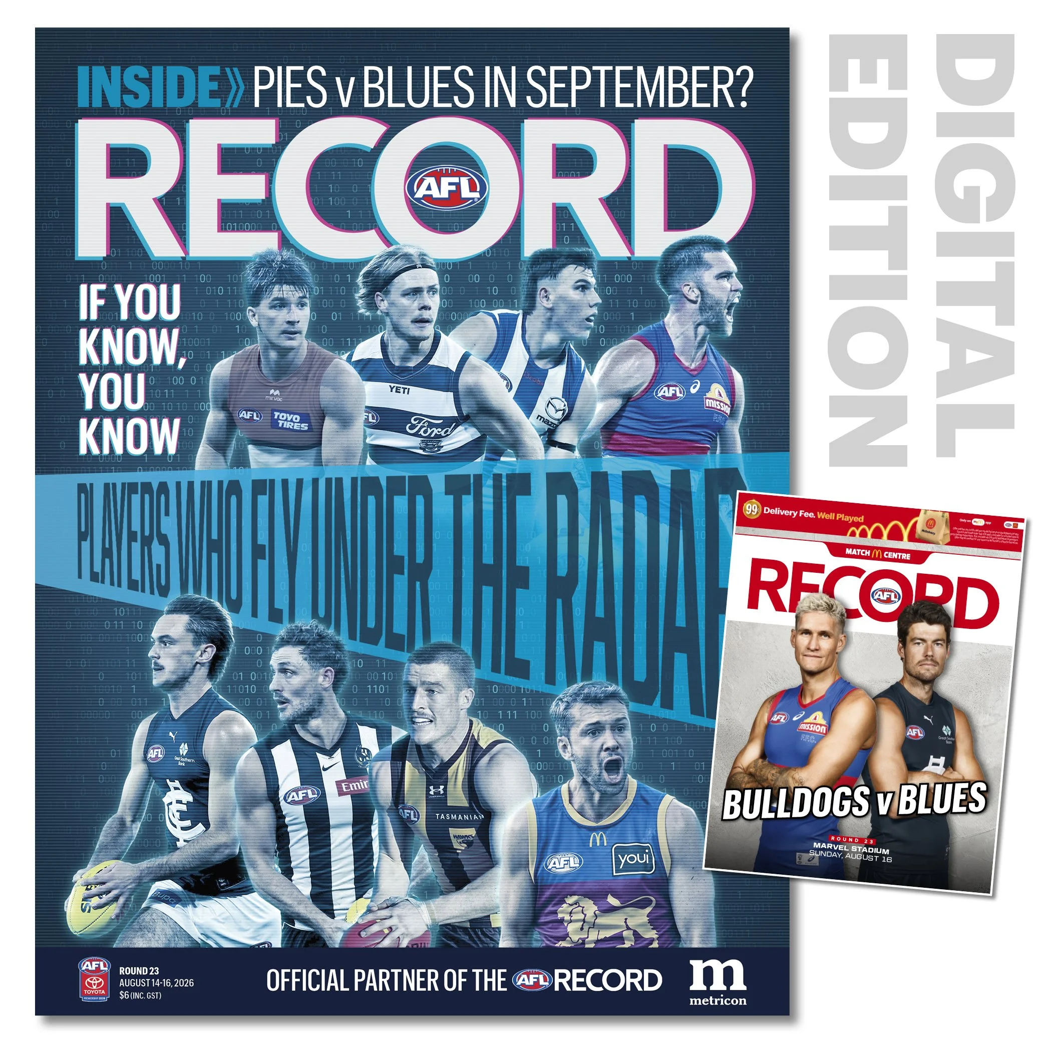 2026 AFL Record Round 23 - Western Bulldogs v Carlton (Digital Download)