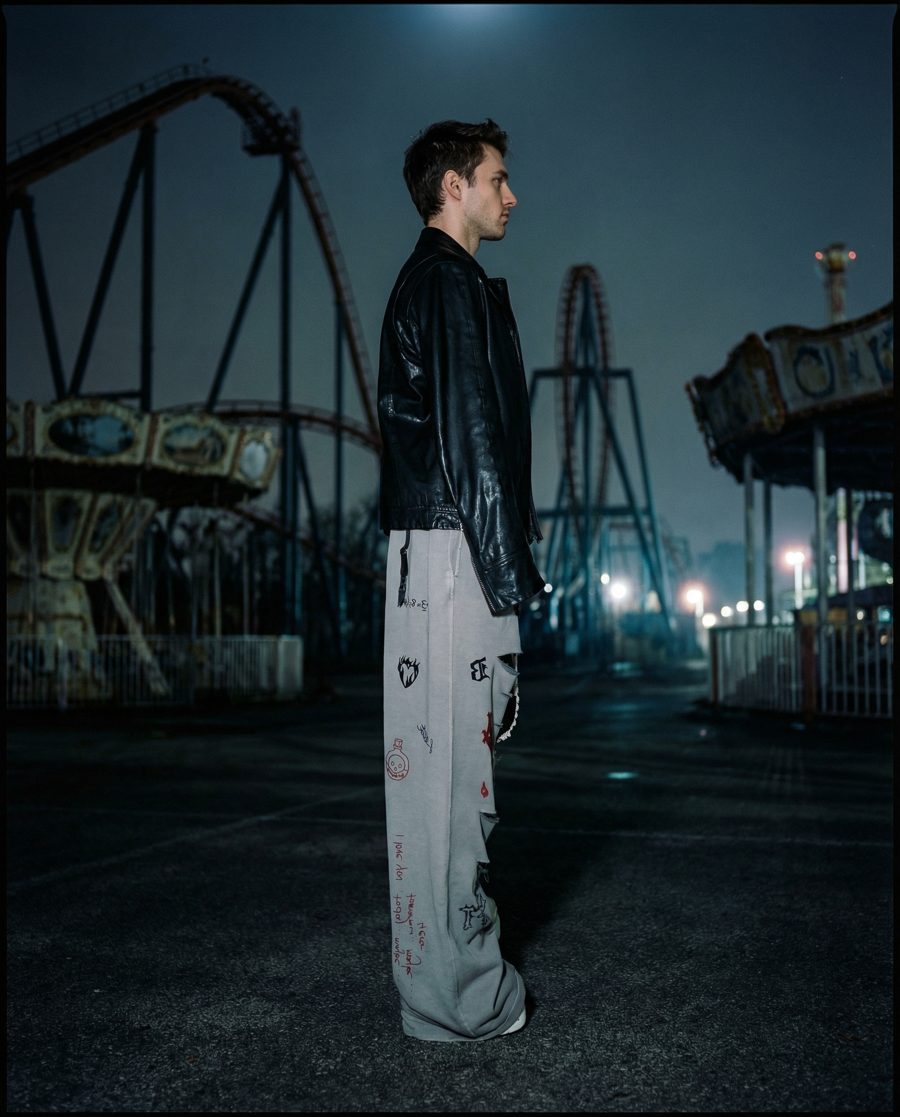 Generated with Kive.ai - put this image in the moody amusement park we've been using_ but give me the exact side view of pants i agave you and don't add extra art to them (2).png