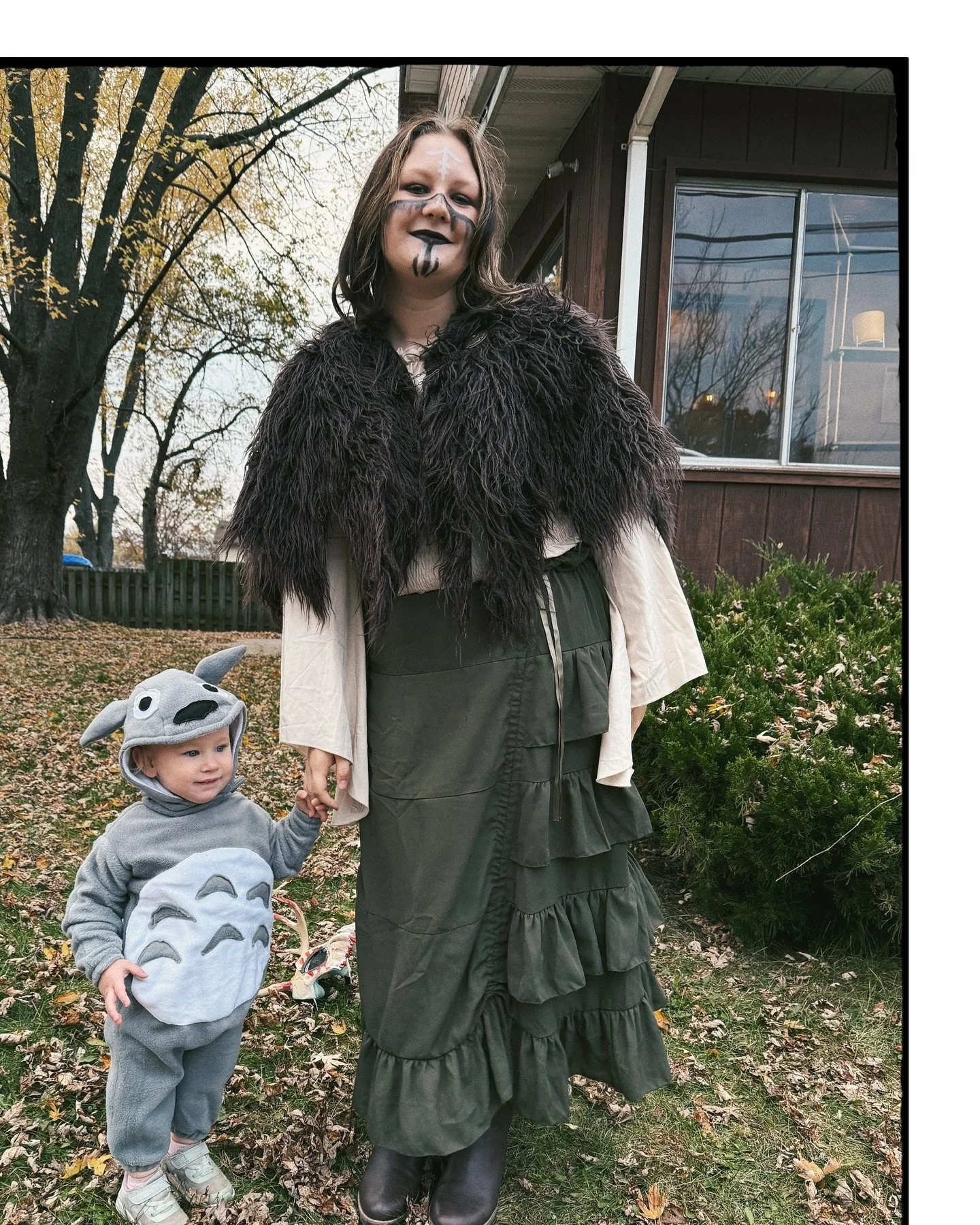 Finally recovered from our busy Halloween weekend. Thankfully I snapped at least a couple photos of my girls in the midst of all the chaos. My grandma and I made Lorna&rsquo;s Totoro costume and it was the cutest thing I&rsquo;ve ever seen. Eden made
