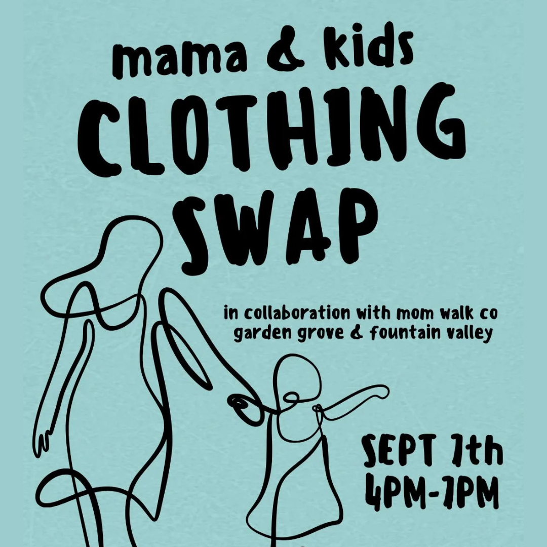 kids Clothing swap by eco now & the Mom walk Co.