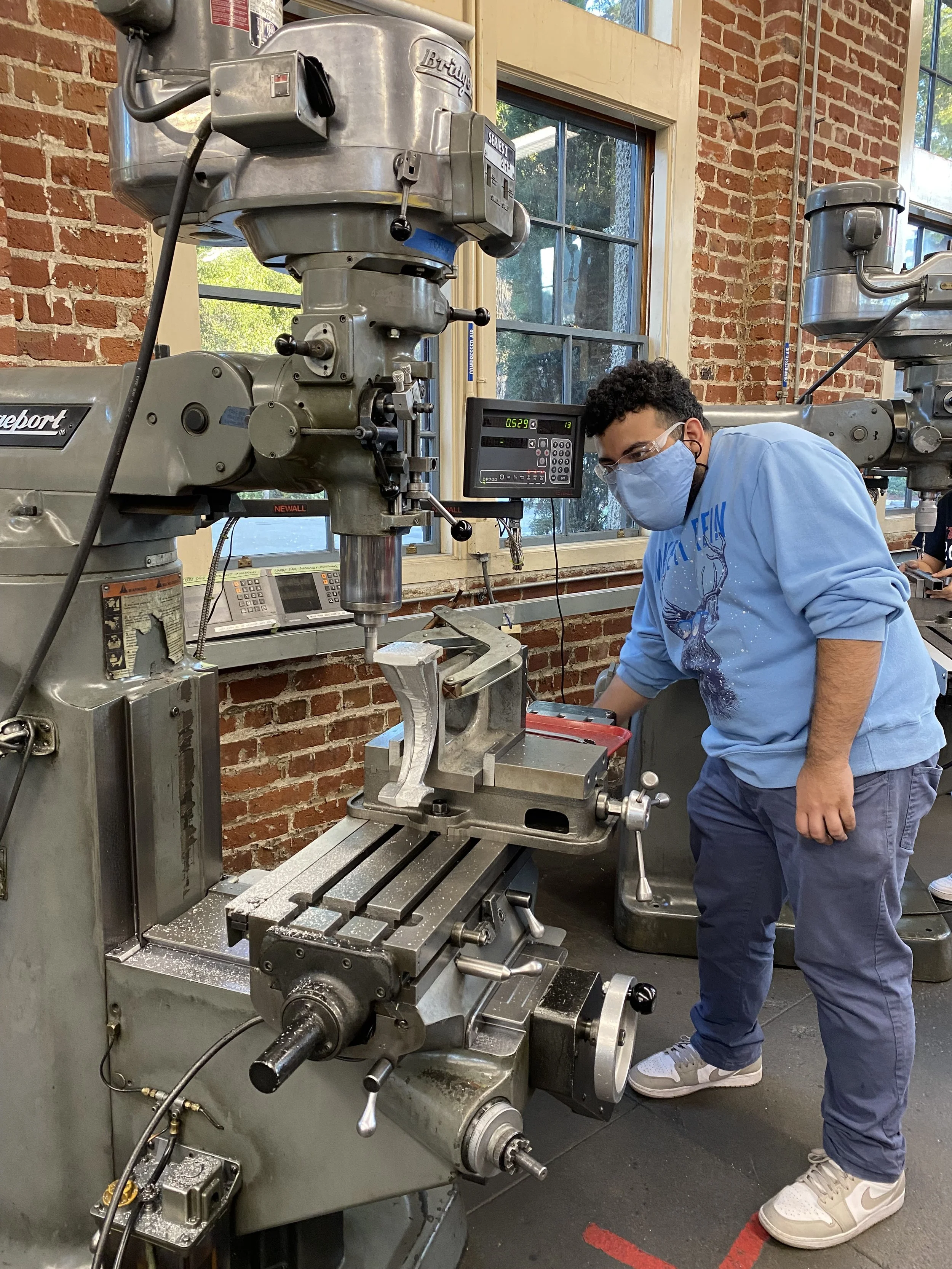 Working on the mill (ME 103)