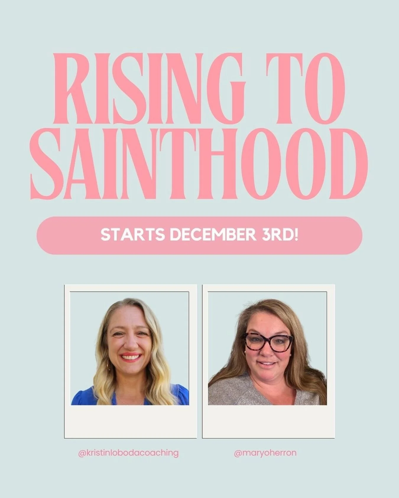 ✨ Something beautiful is beginning&hellip; 🤍

Mary and I are opening the doors to a brand-new Rising to Sainthood cohort &mdash; and if your heart has been craving clarity, renewal, or a fresh start&hellip; this might be for you.

We created Rising 