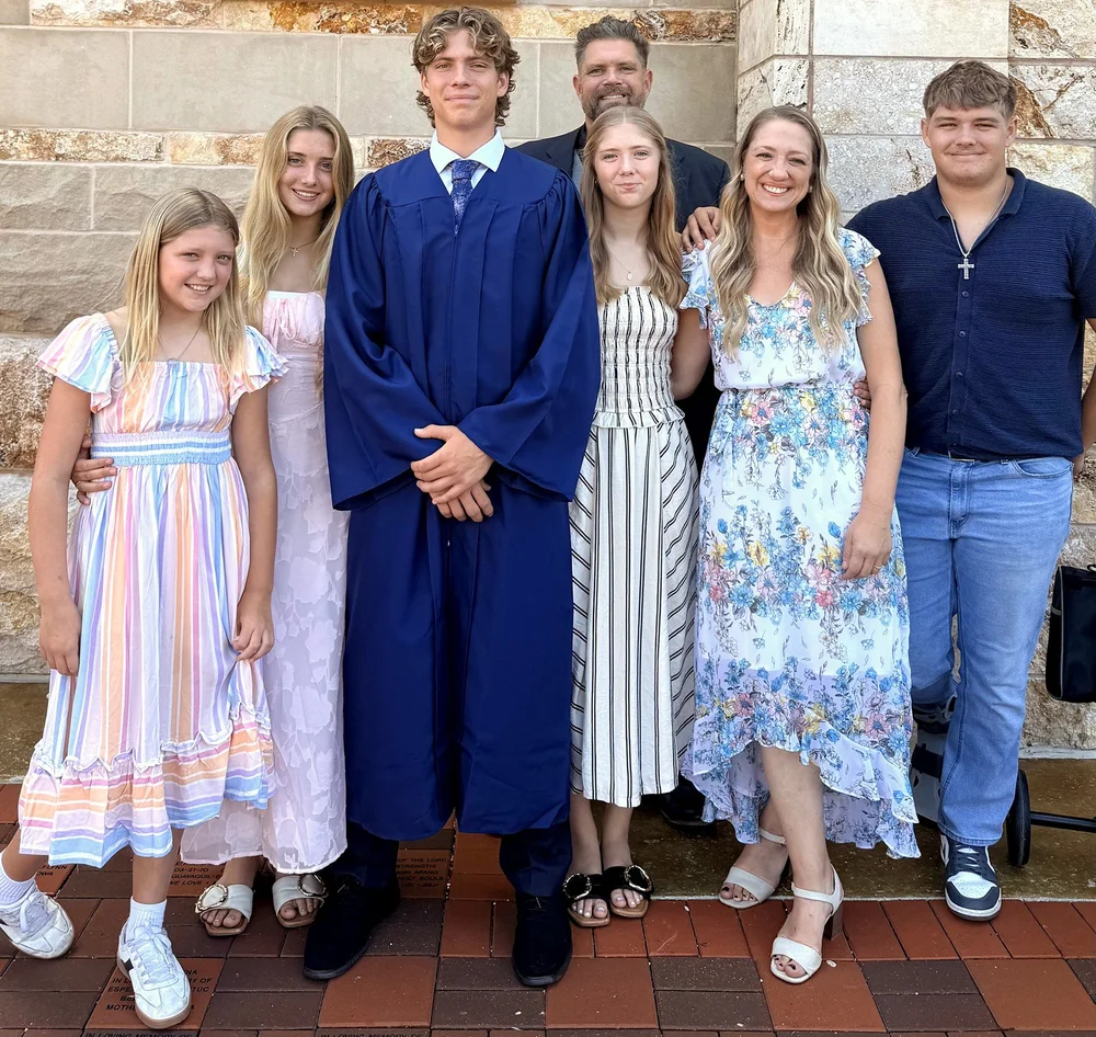 Kristin and her family
