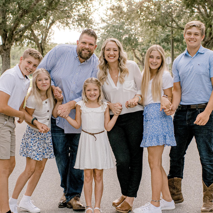 Kristin and her family