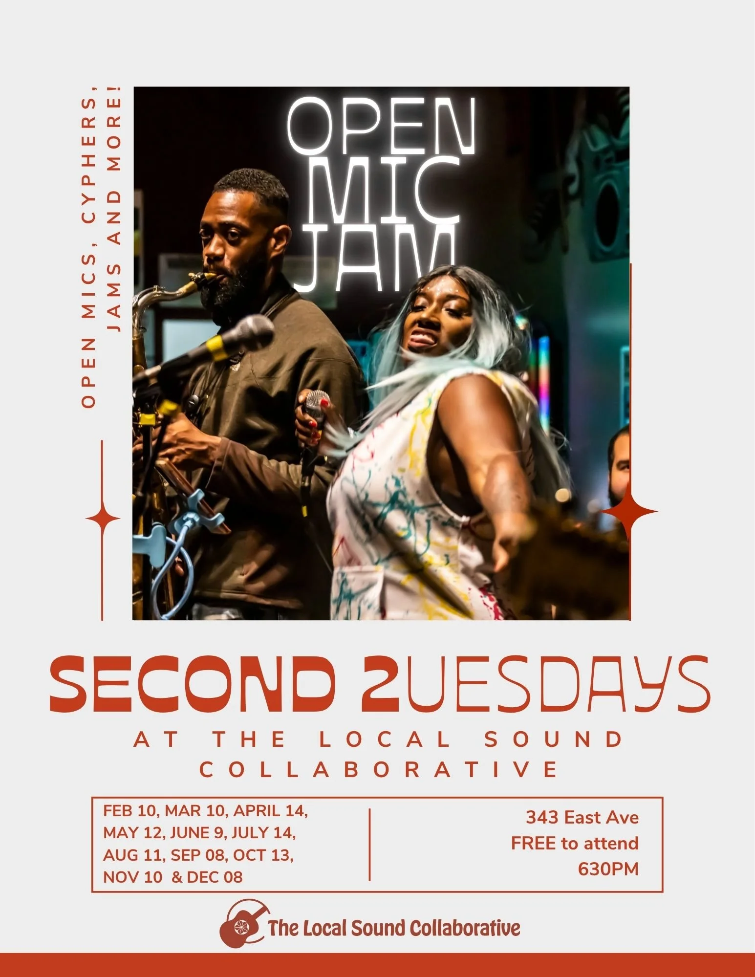 Second 2uesday Open Mic Jam