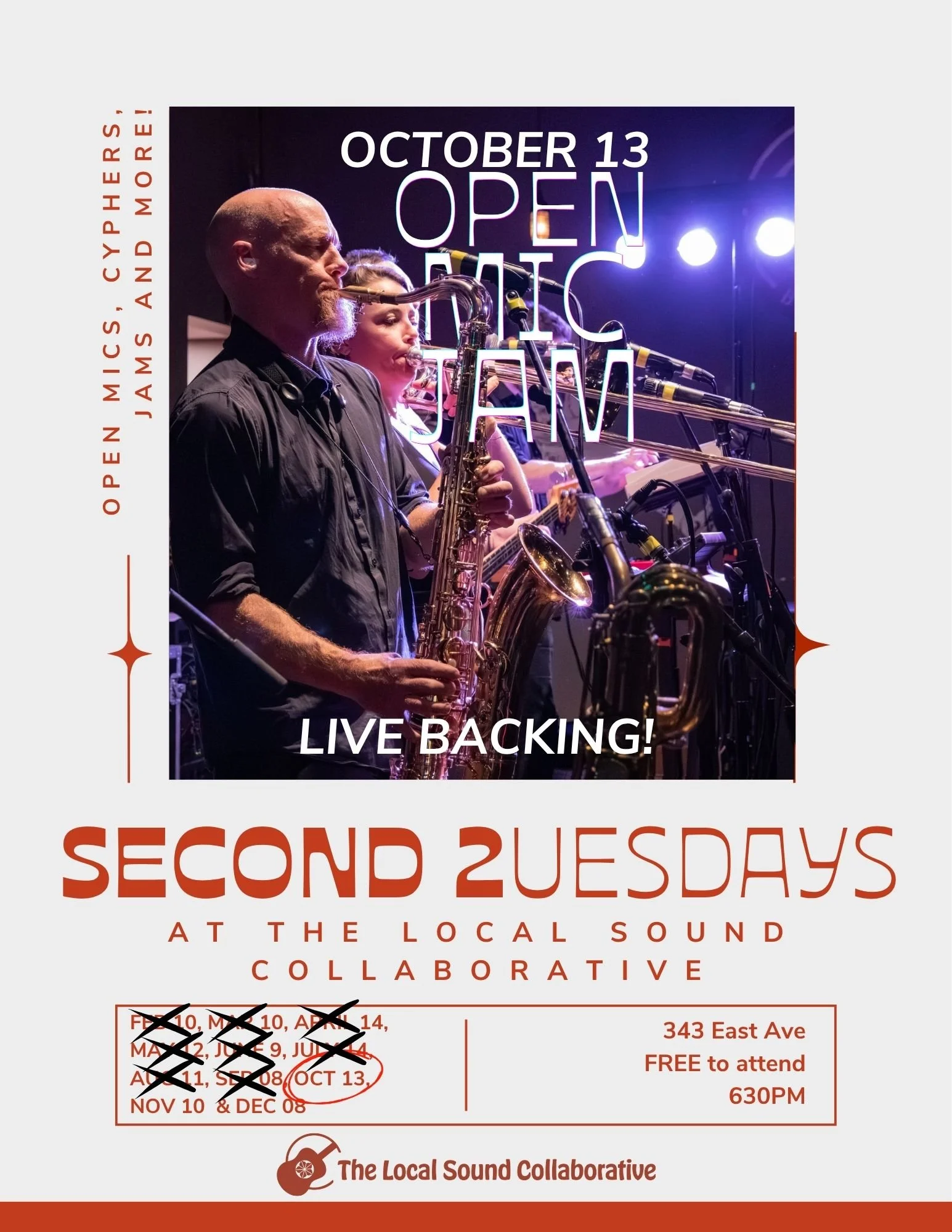 Second 2uesday Open Mic Jam