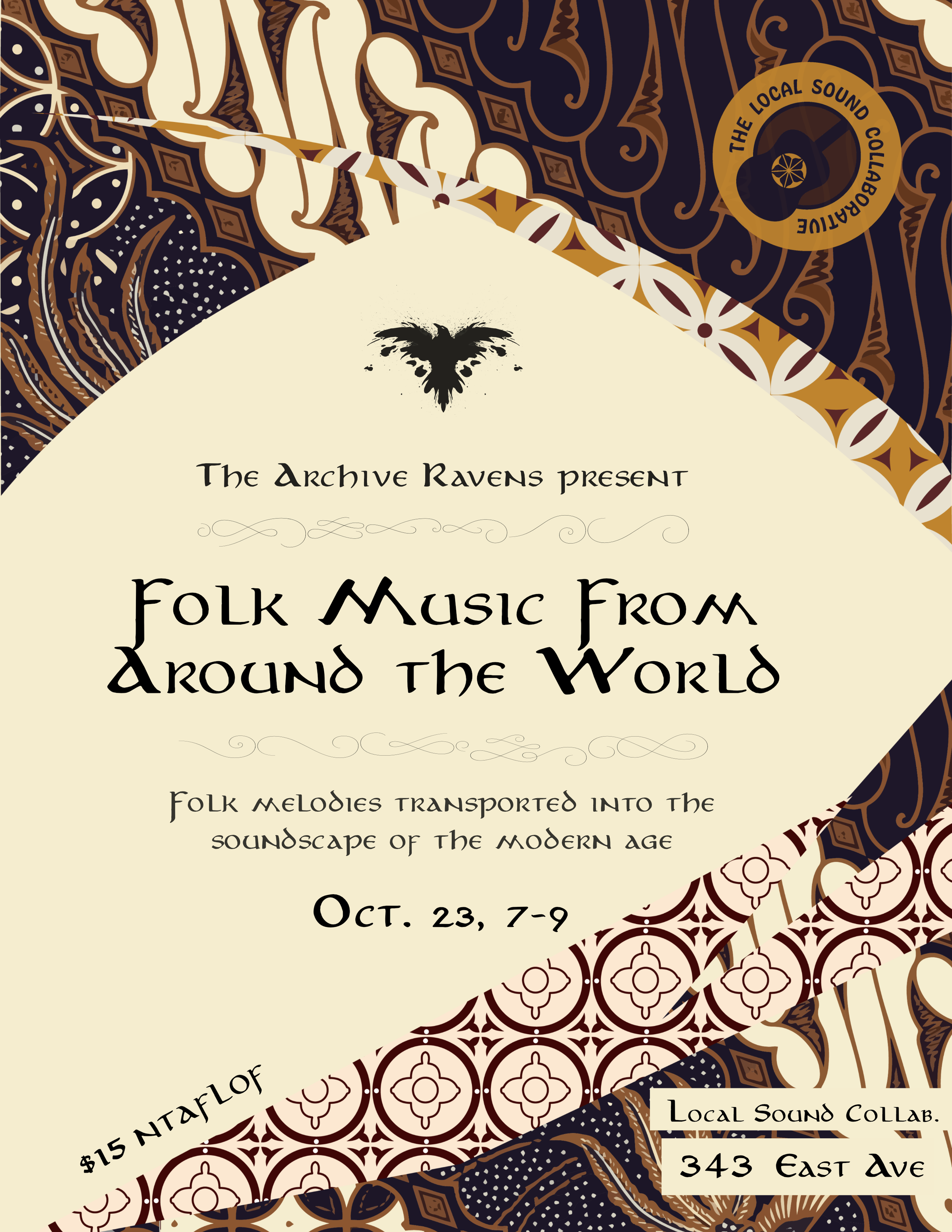 The Archive Ravens present Folk Music From Around the World