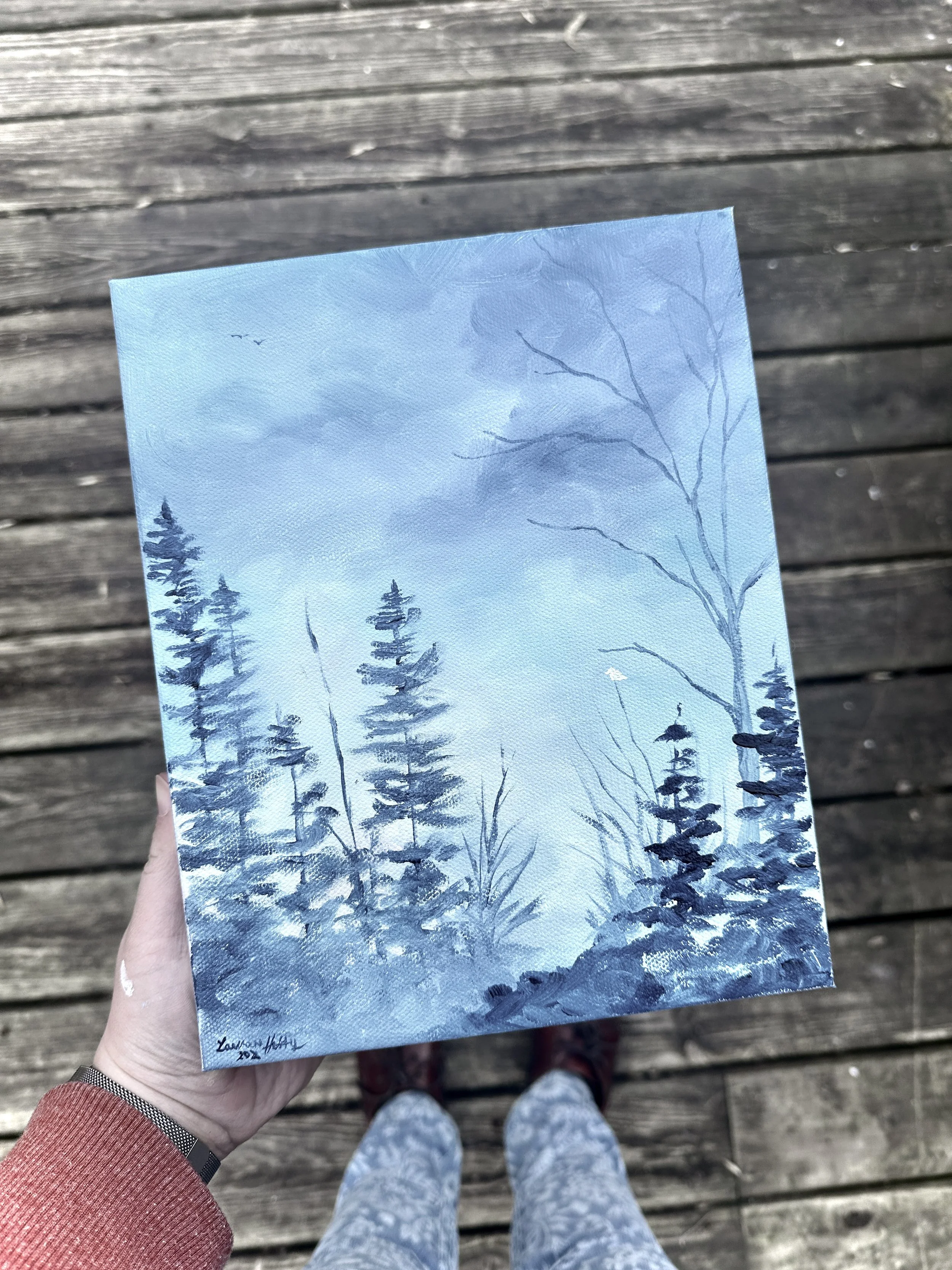"Silence of Simplicity" Original Acrylic