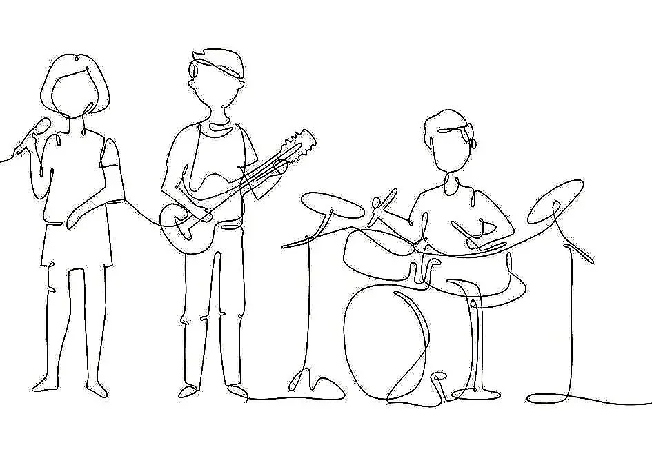 Rock band classes in Toronto's Junction, Baby Point, High Park, and Bloor Street West for children, teens, and adults. Learn band performance, collaboration, and live music skills at Annette Street Music.