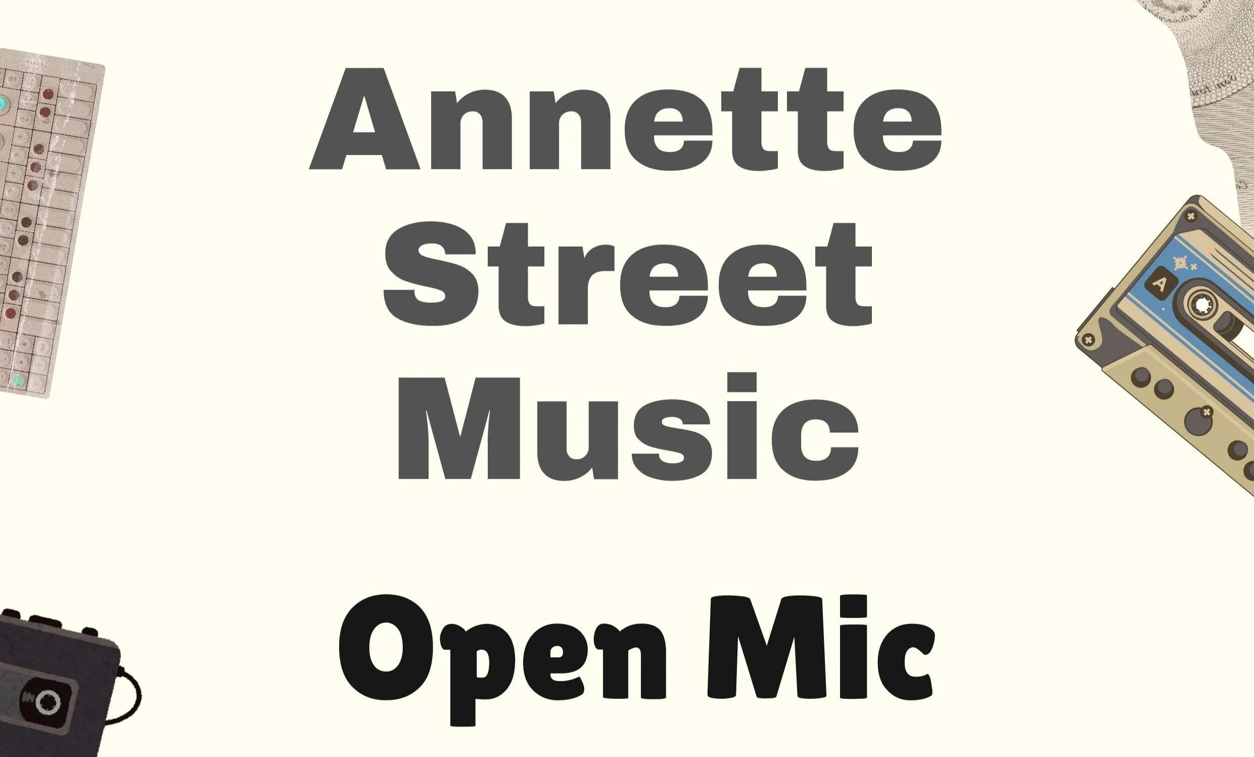 Annette Street Music Open Mic