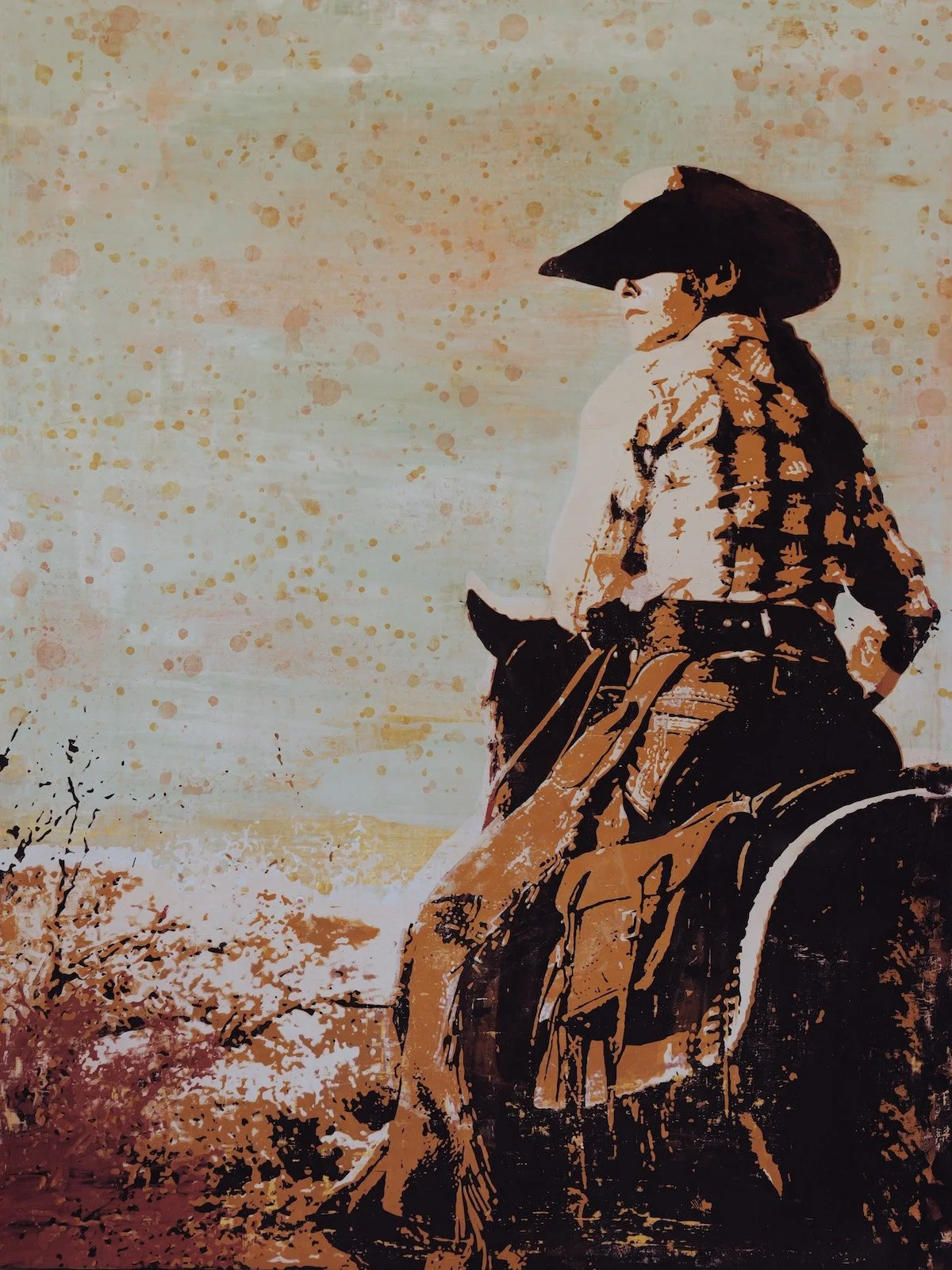 "At Home in the Land that She Loves" | 40 x 30 in | SOLD