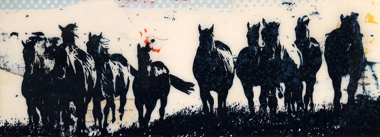 My Kind of Line-Up  | 6.5 x 18 in | SOLD