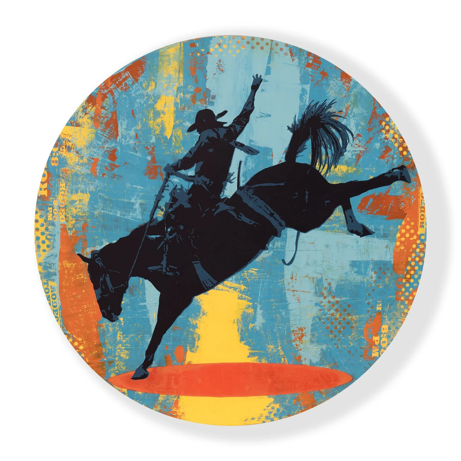 Tonight's the Night | 54in circle | SOLD